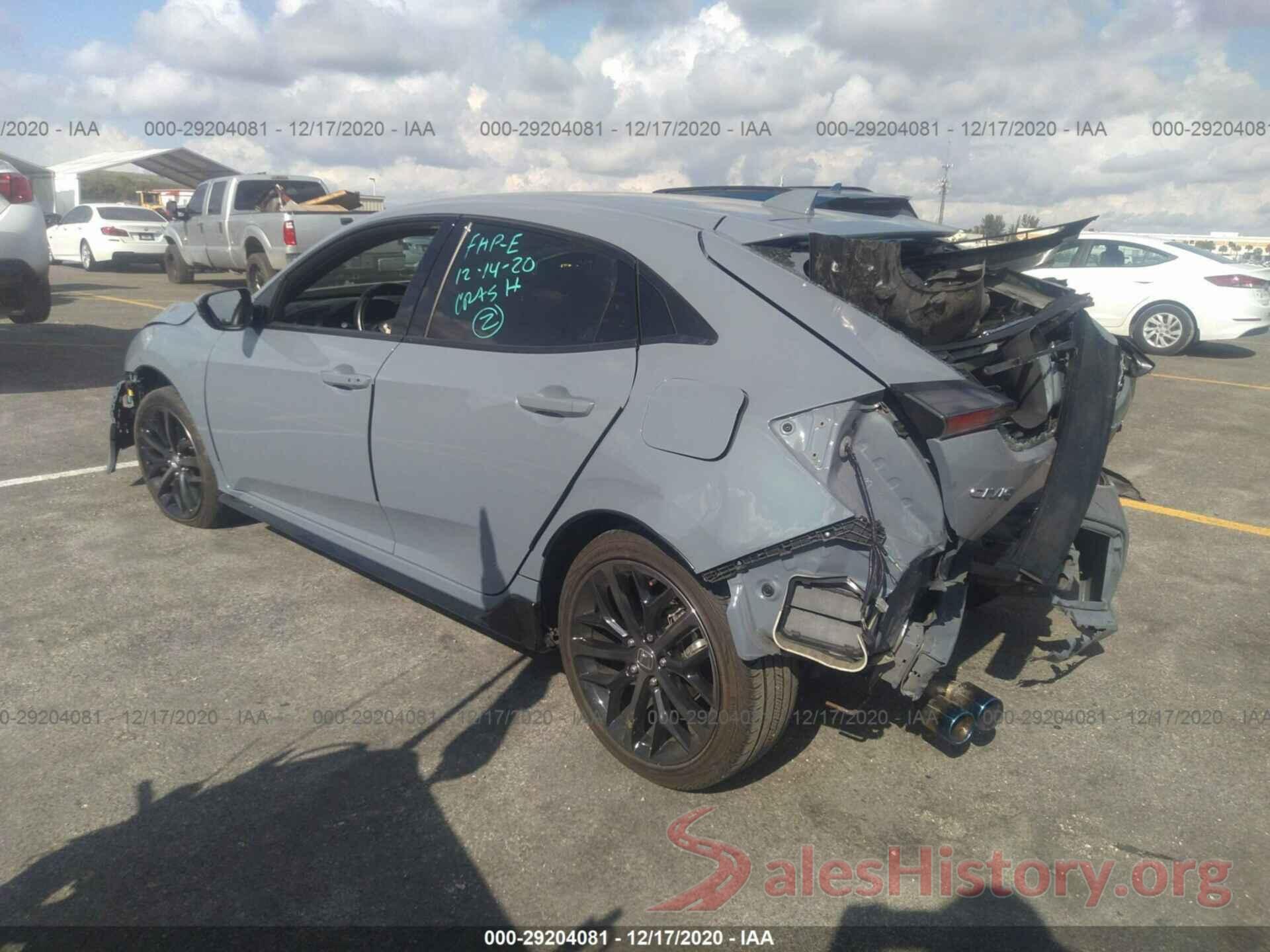 SHHFK7H41LU210275 2020 HONDA CIVIC HATCHBACK