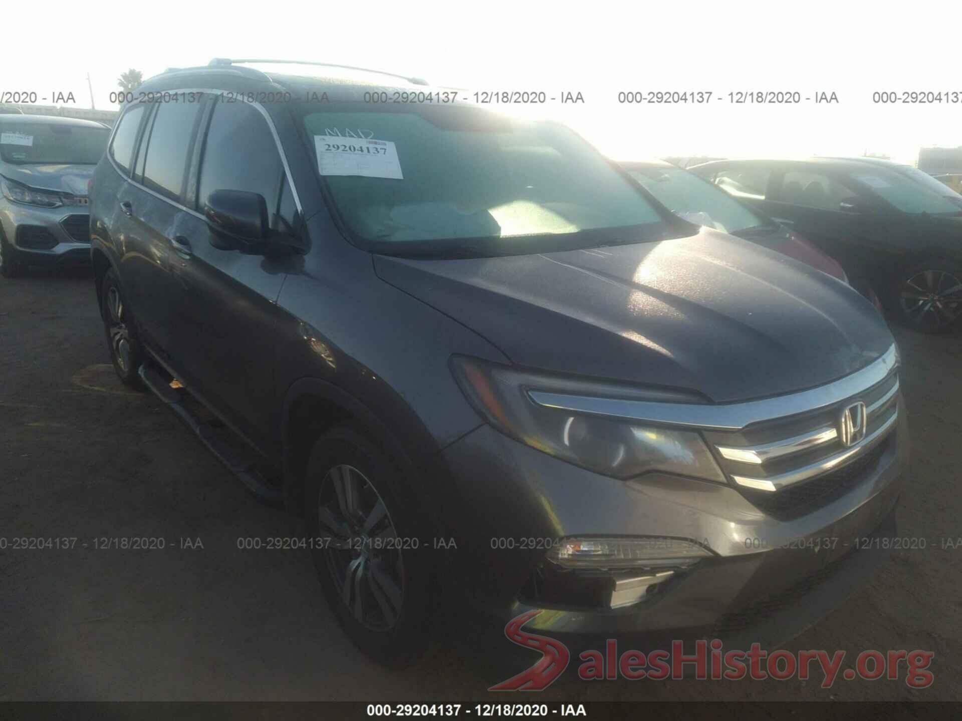 5FNYF5H76GB047349 2016 HONDA PILOT