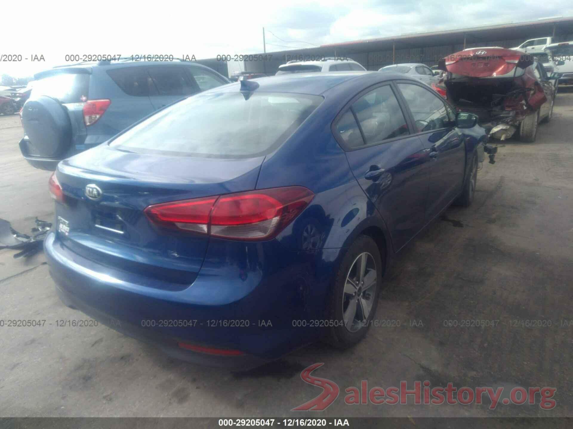 3KPFL4A71JE264535 2018 KIA FORTE