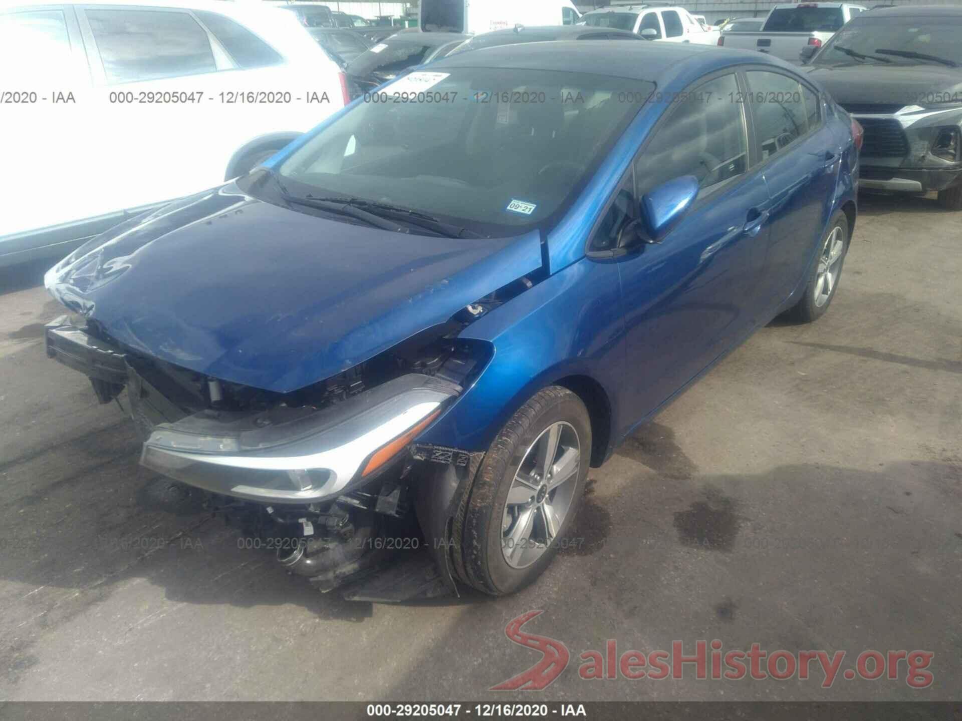 3KPFL4A71JE264535 2018 KIA FORTE