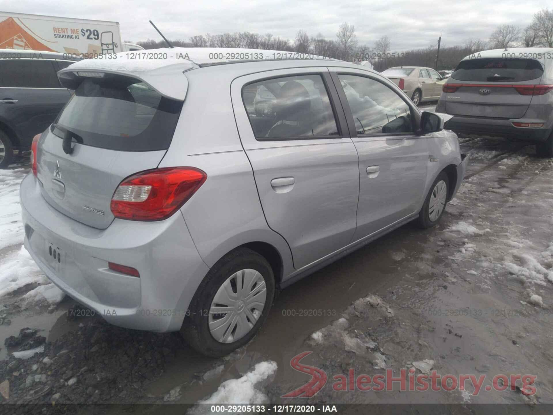 ML32A3HJXHH018316 2017 MITSUBISHI MIRAGE