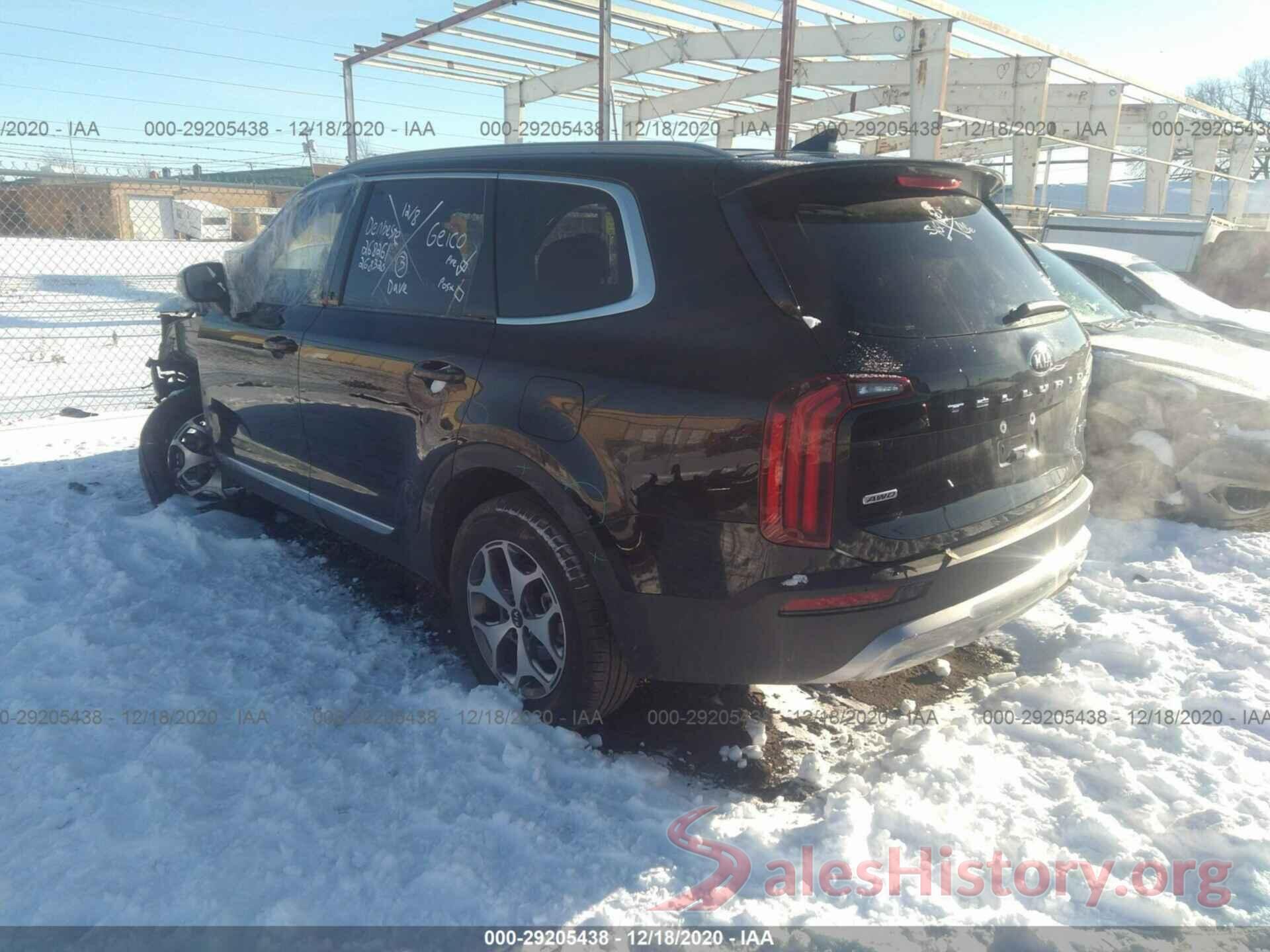 5XYP3DHC9LG083888 2020 KIA TELLURIDE