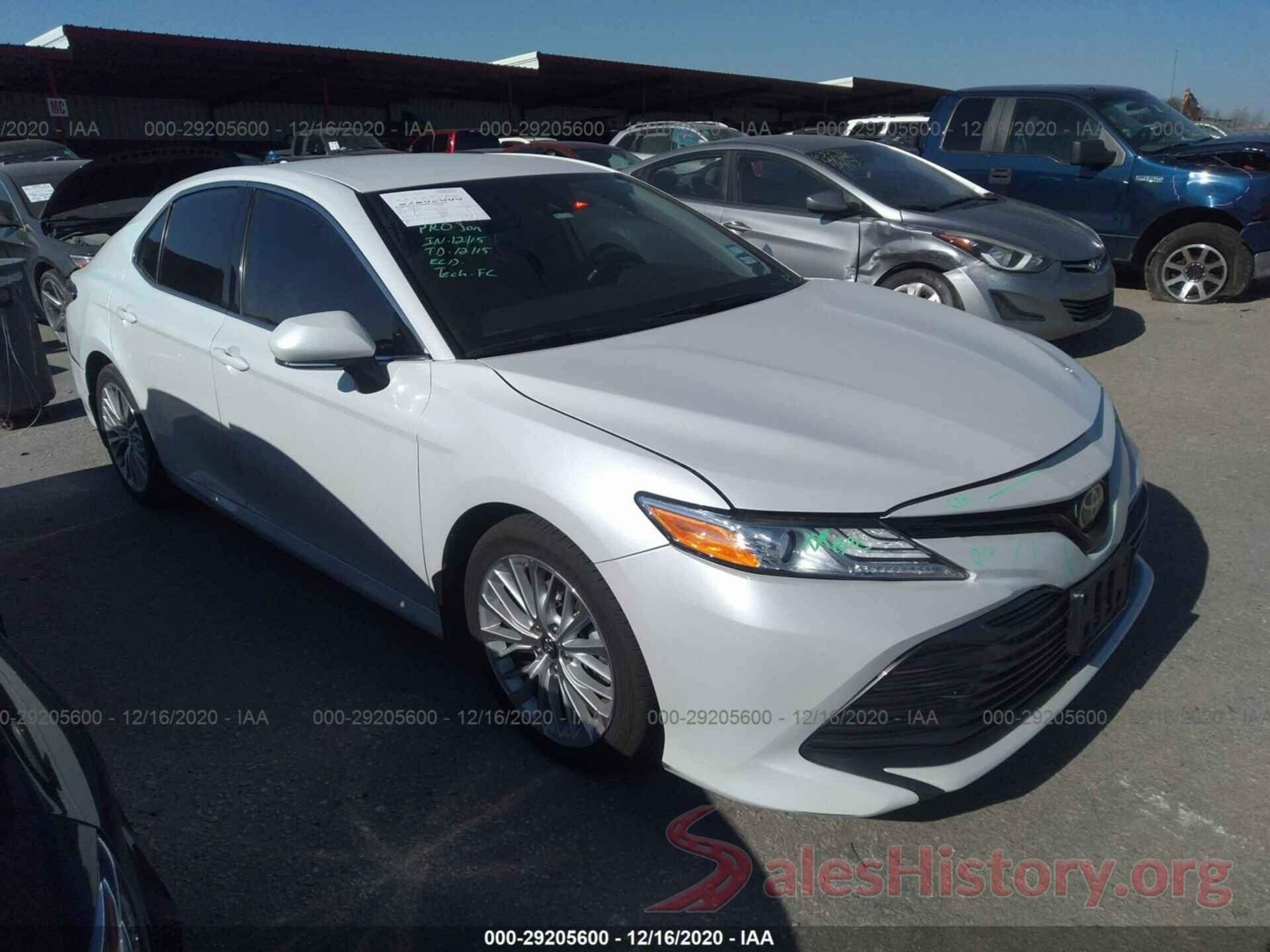 4T1B11HK8KU742168 2019 TOYOTA CAMRY