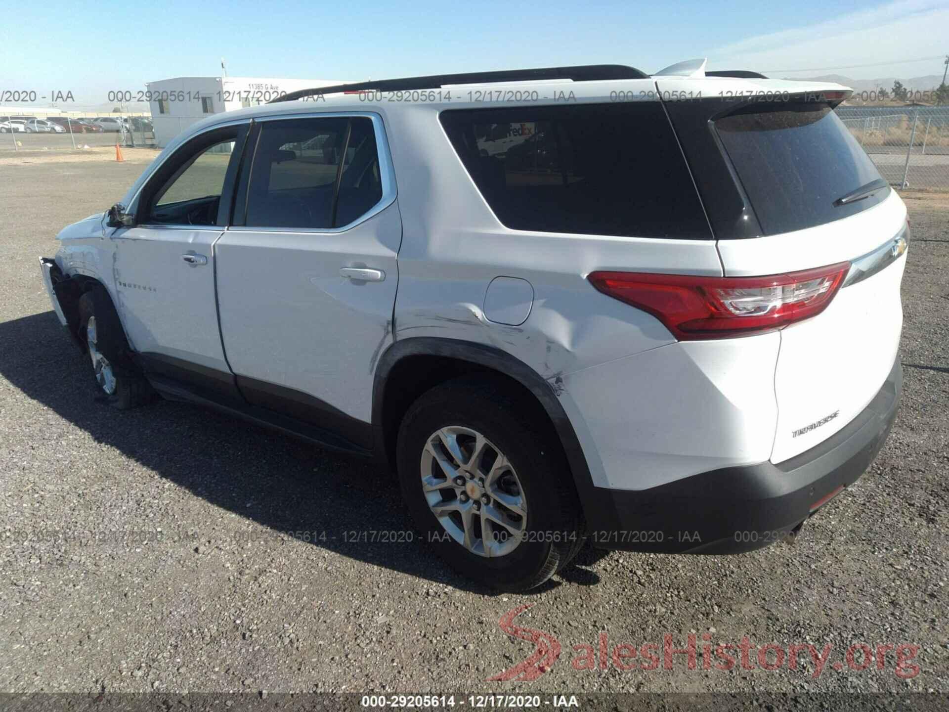 1GNERGKW8LJ228601 2020 CHEVROLET TRAVERSE