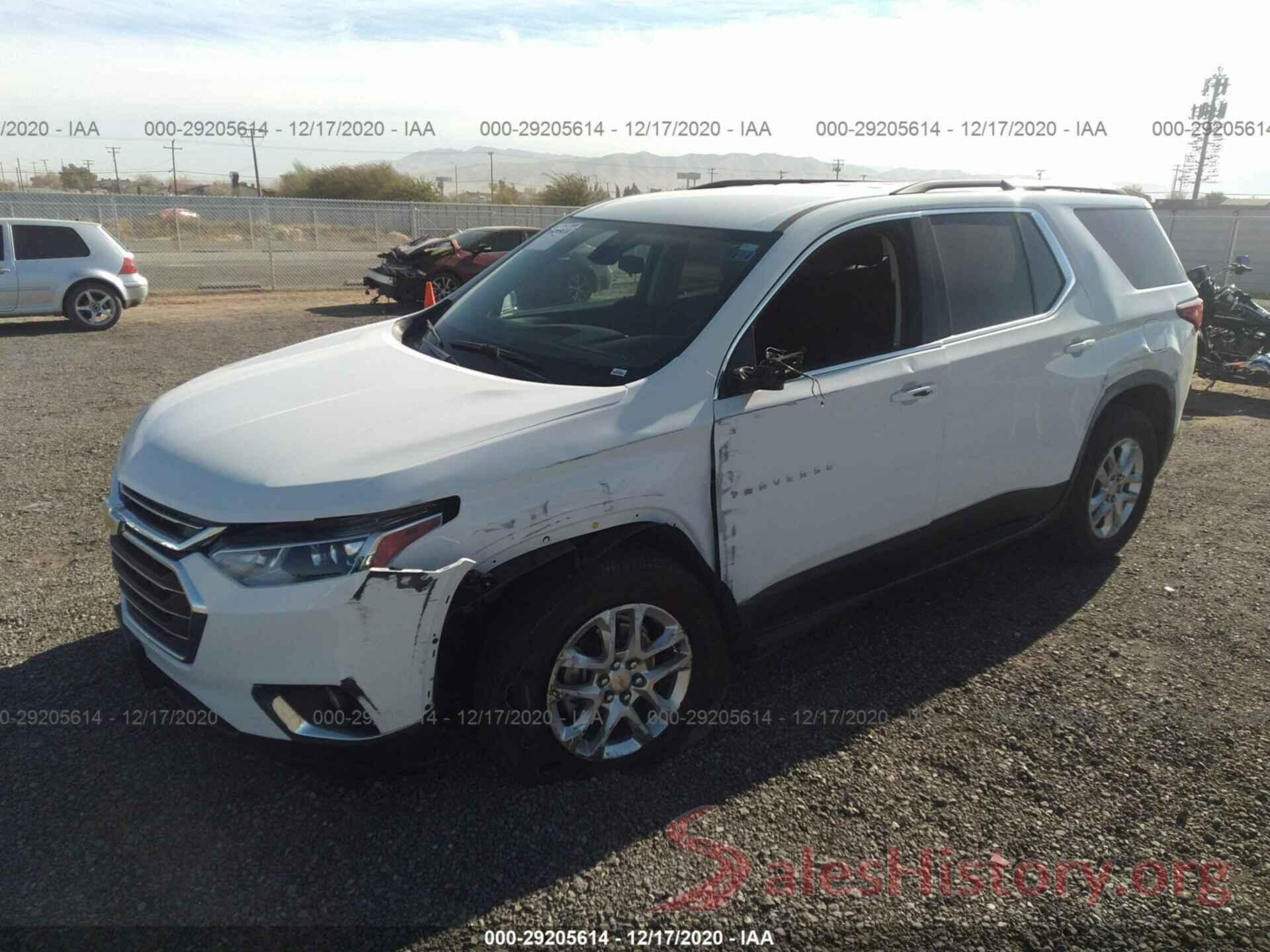 1GNERGKW8LJ228601 2020 CHEVROLET TRAVERSE