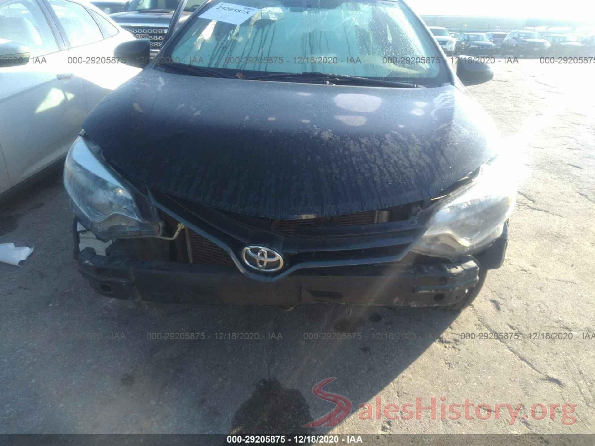 5YFBURHE0GP529062 2016 TOYOTA COROLLA