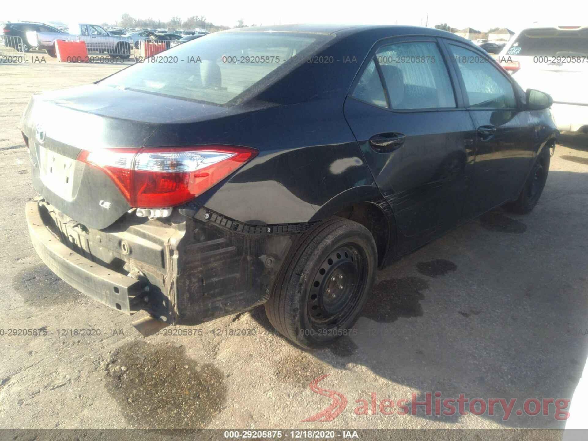 5YFBURHE0GP529062 2016 TOYOTA COROLLA