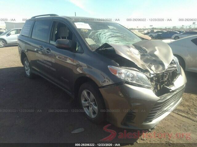 5TDKZ3DC8KS988763 2019 TOYOTA SIENNA