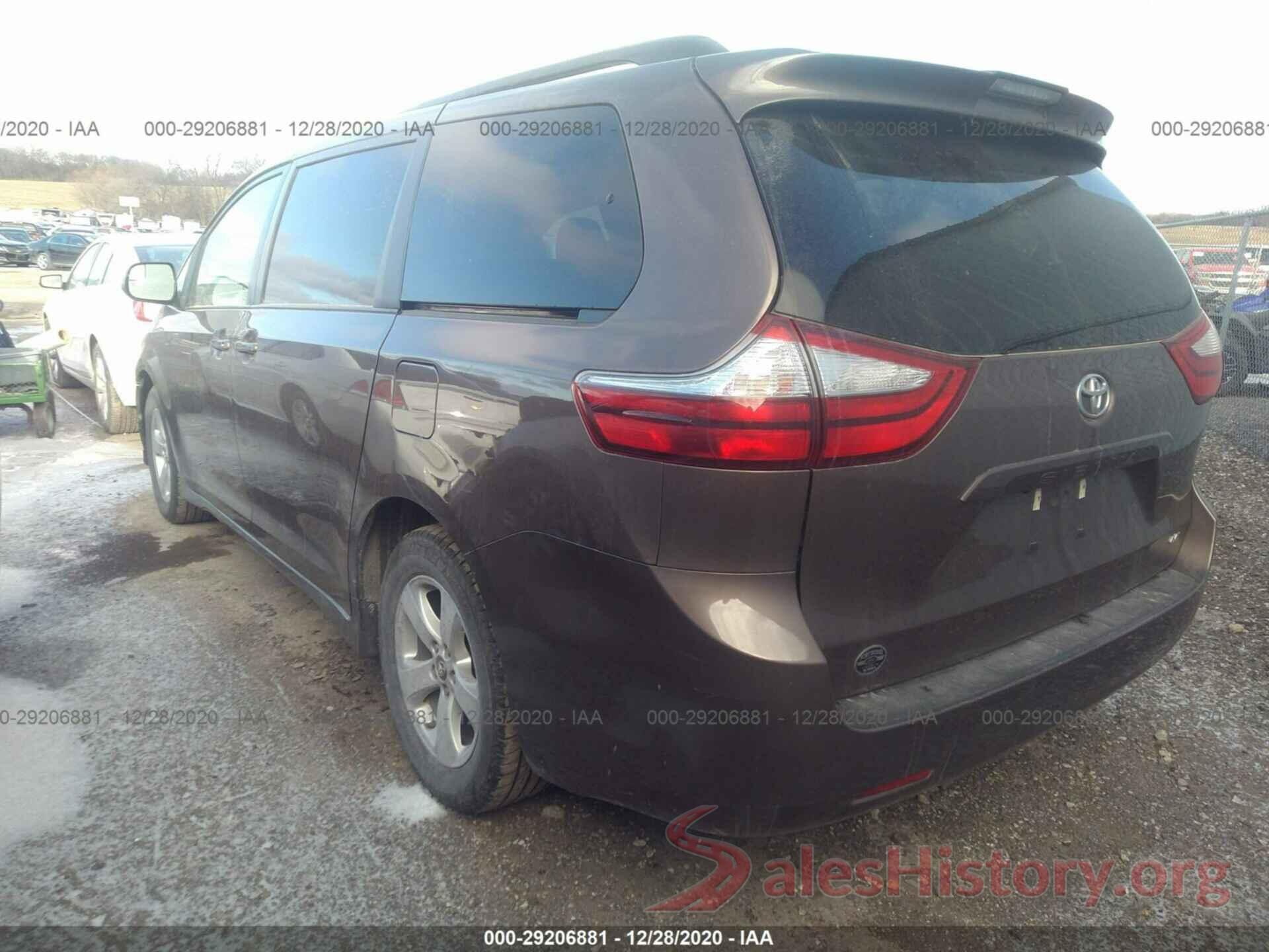 5TDKZ3DC7JS931937 2018 TOYOTA SIENNA