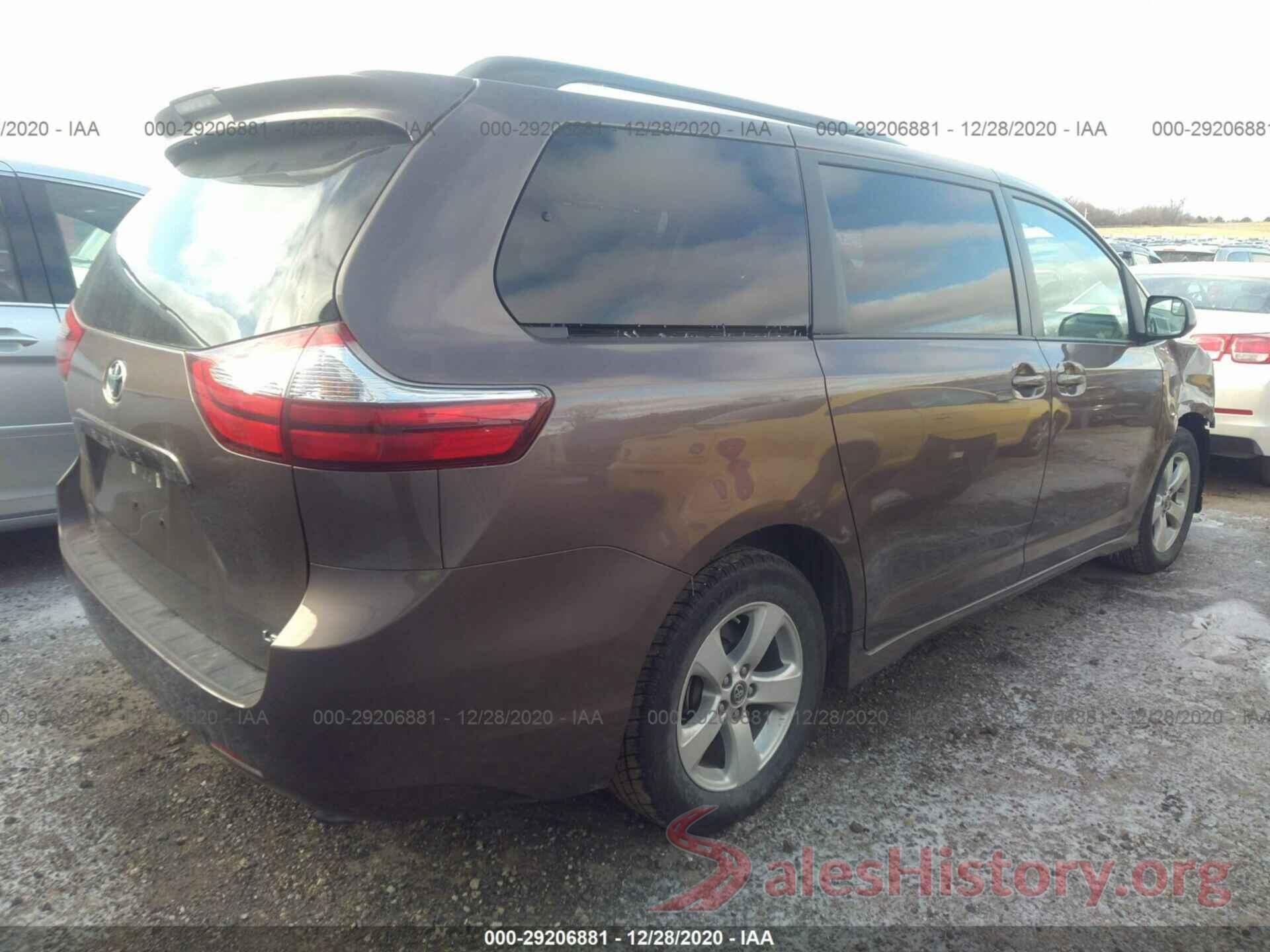 5TDKZ3DC7JS931937 2018 TOYOTA SIENNA