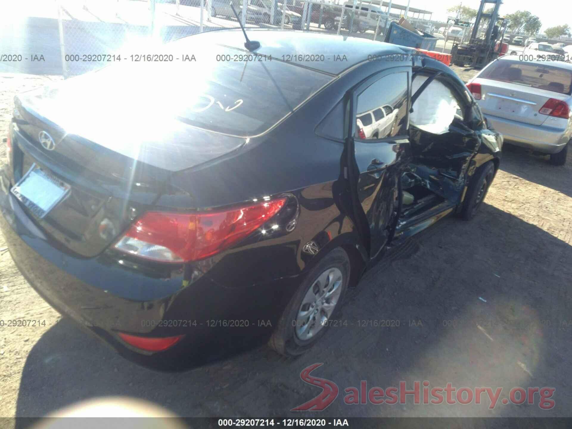 KMHCT4AE3GU082889 2016 HYUNDAI ACCENT