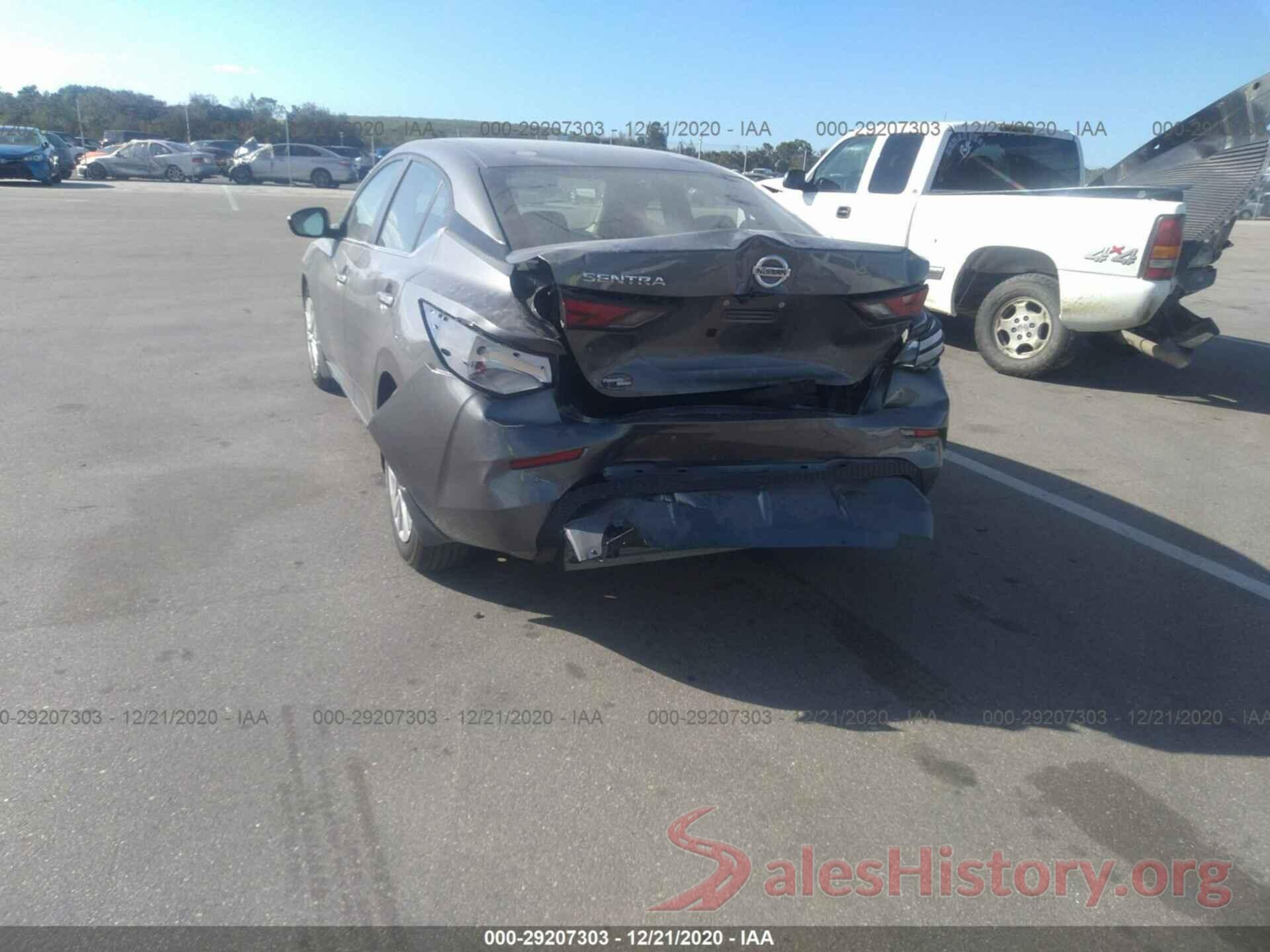 3N1AB8BVXLY291531 2020 NISSAN SENTRA