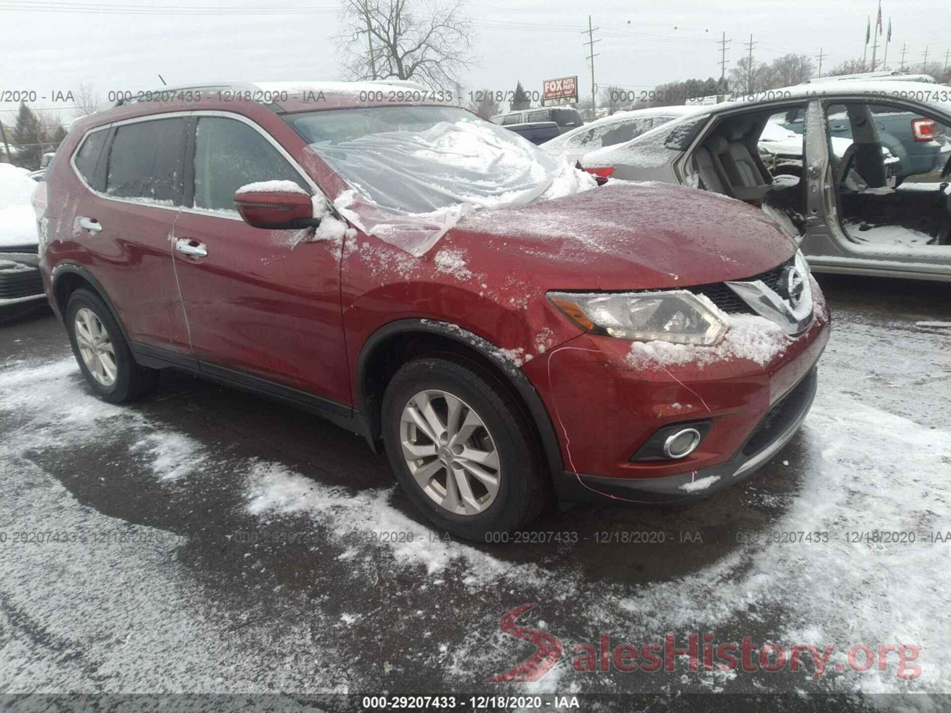 KNMAT2MVXGP603570 2016 NISSAN ROGUE