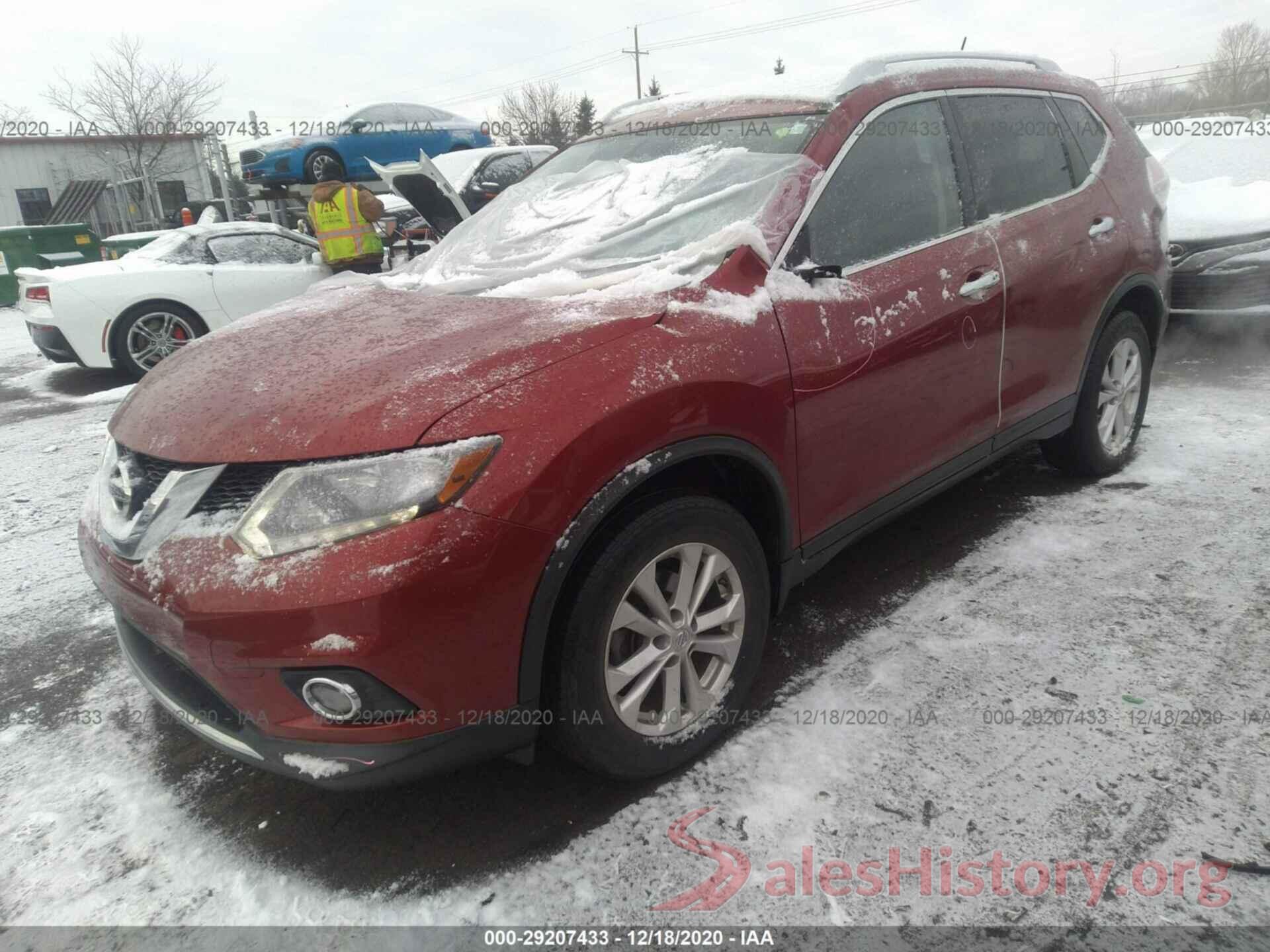 KNMAT2MVXGP603570 2016 NISSAN ROGUE