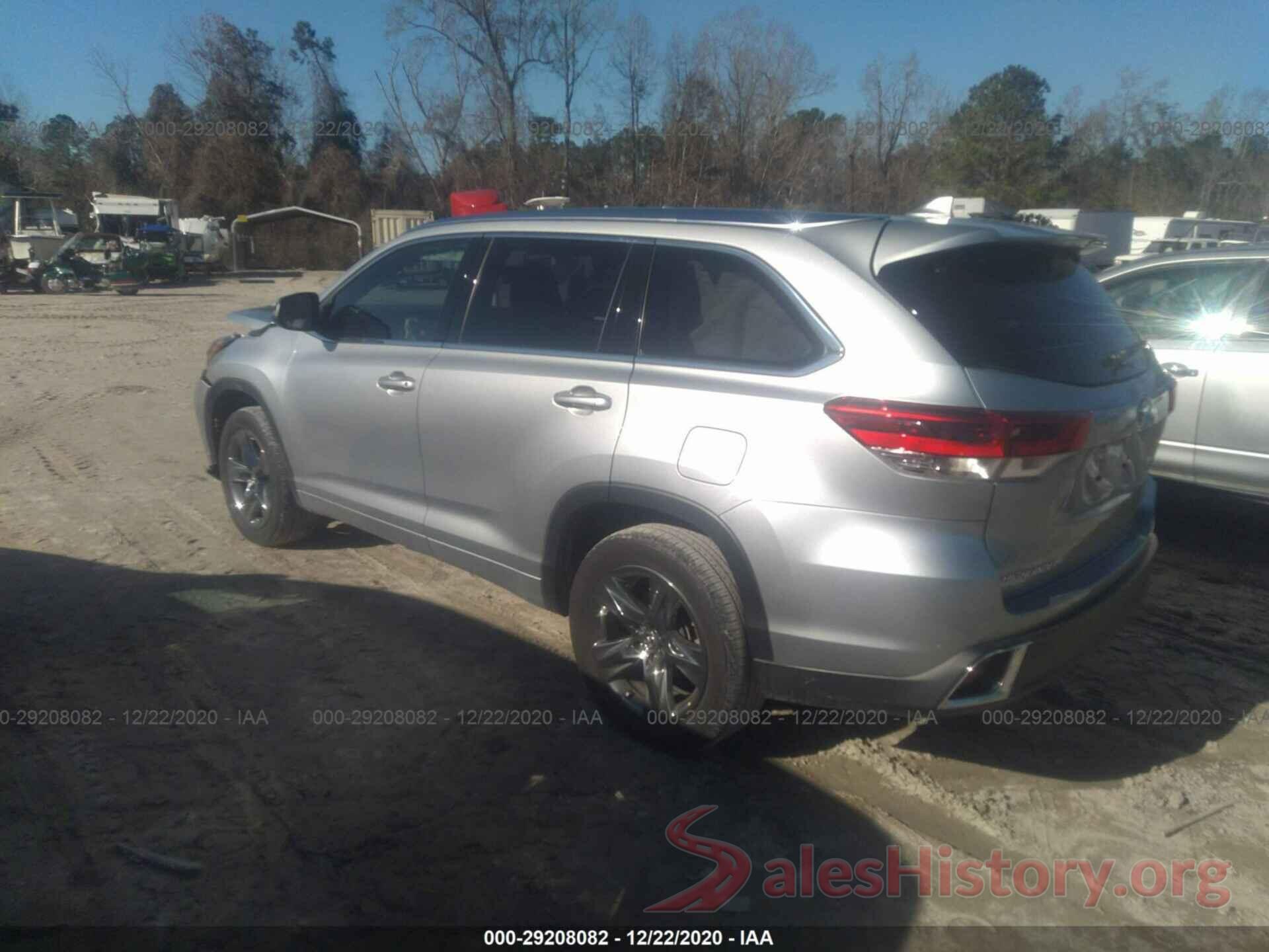 5TDYZRFH3KS333707 2019 TOYOTA HIGHLANDER