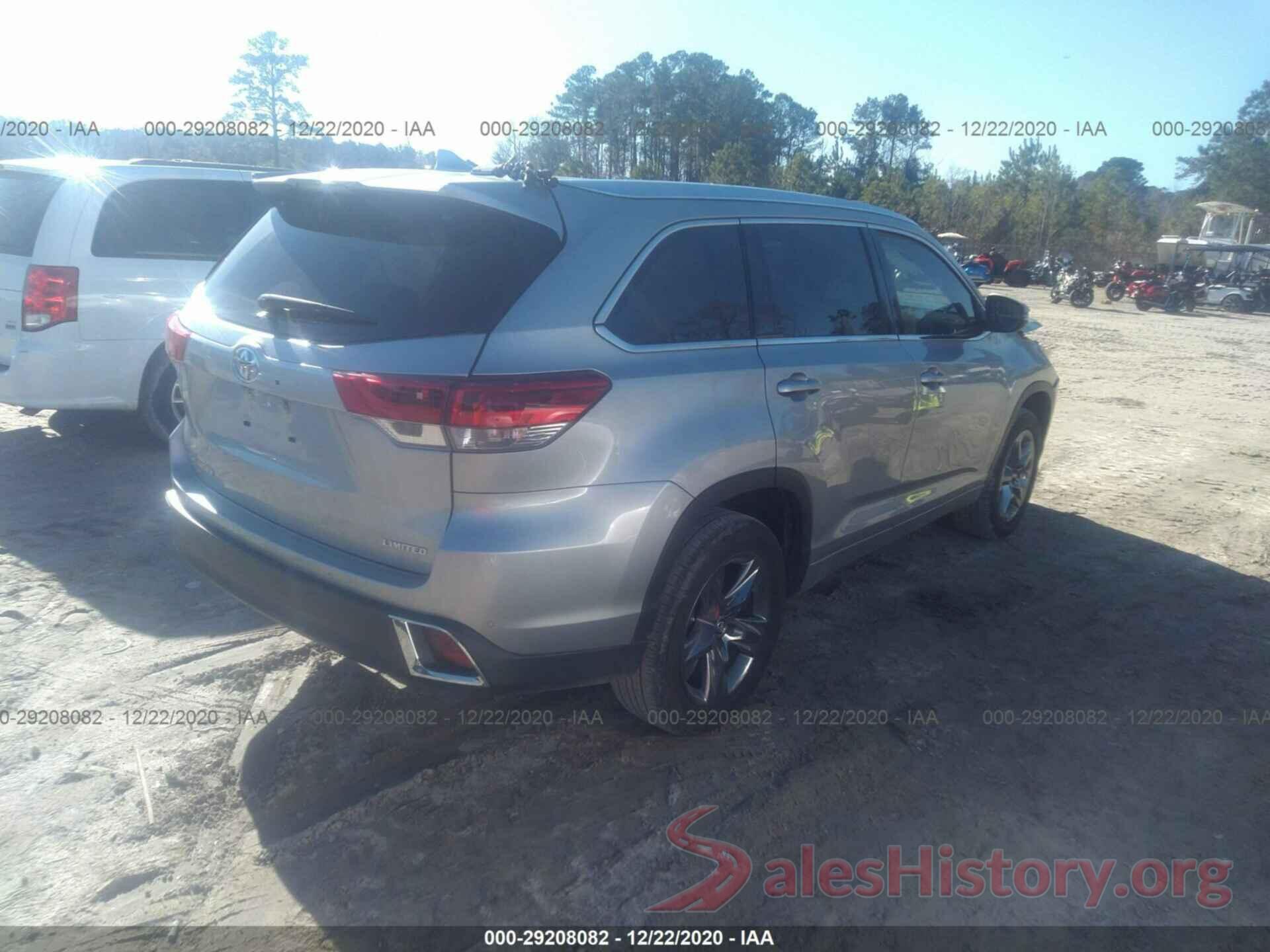 5TDYZRFH3KS333707 2019 TOYOTA HIGHLANDER