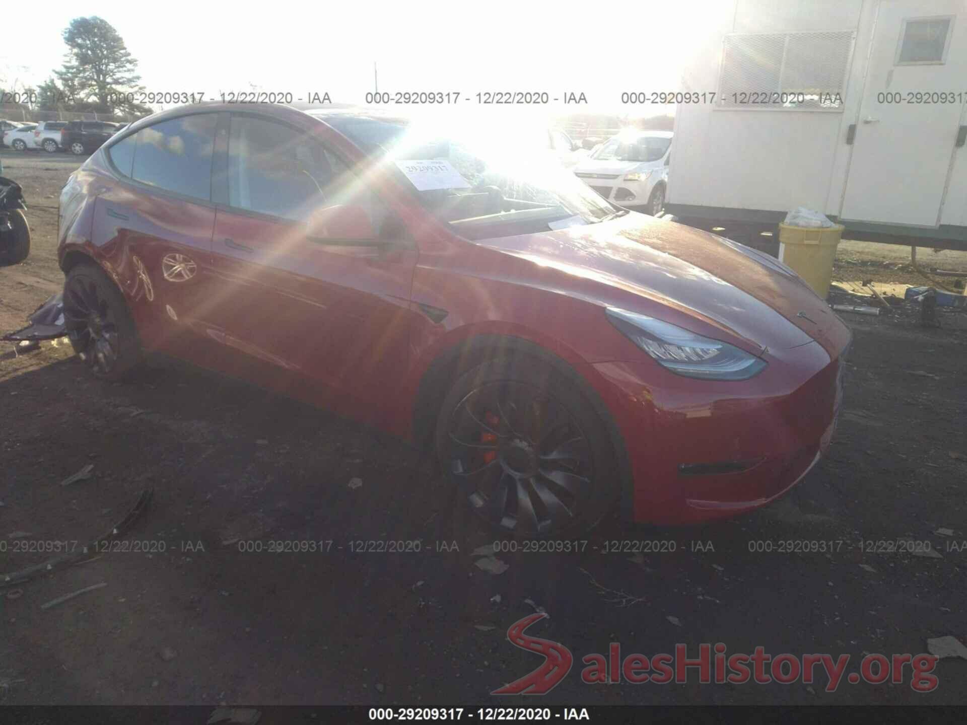 5YJYGDEF7LF006032 2020 TESLA MODEL Y