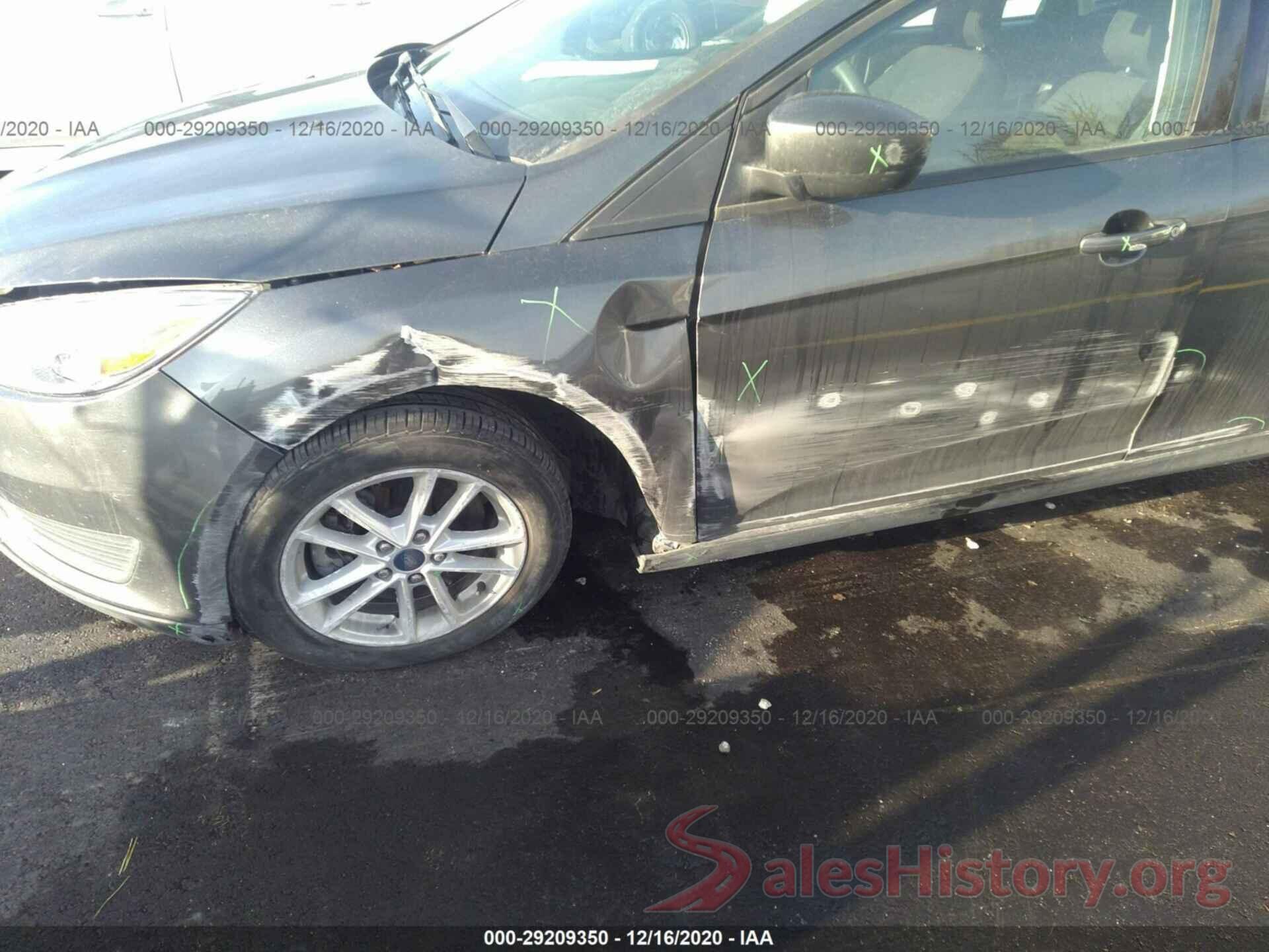 1FADP3K2XJL295322 2018 FORD FOCUS