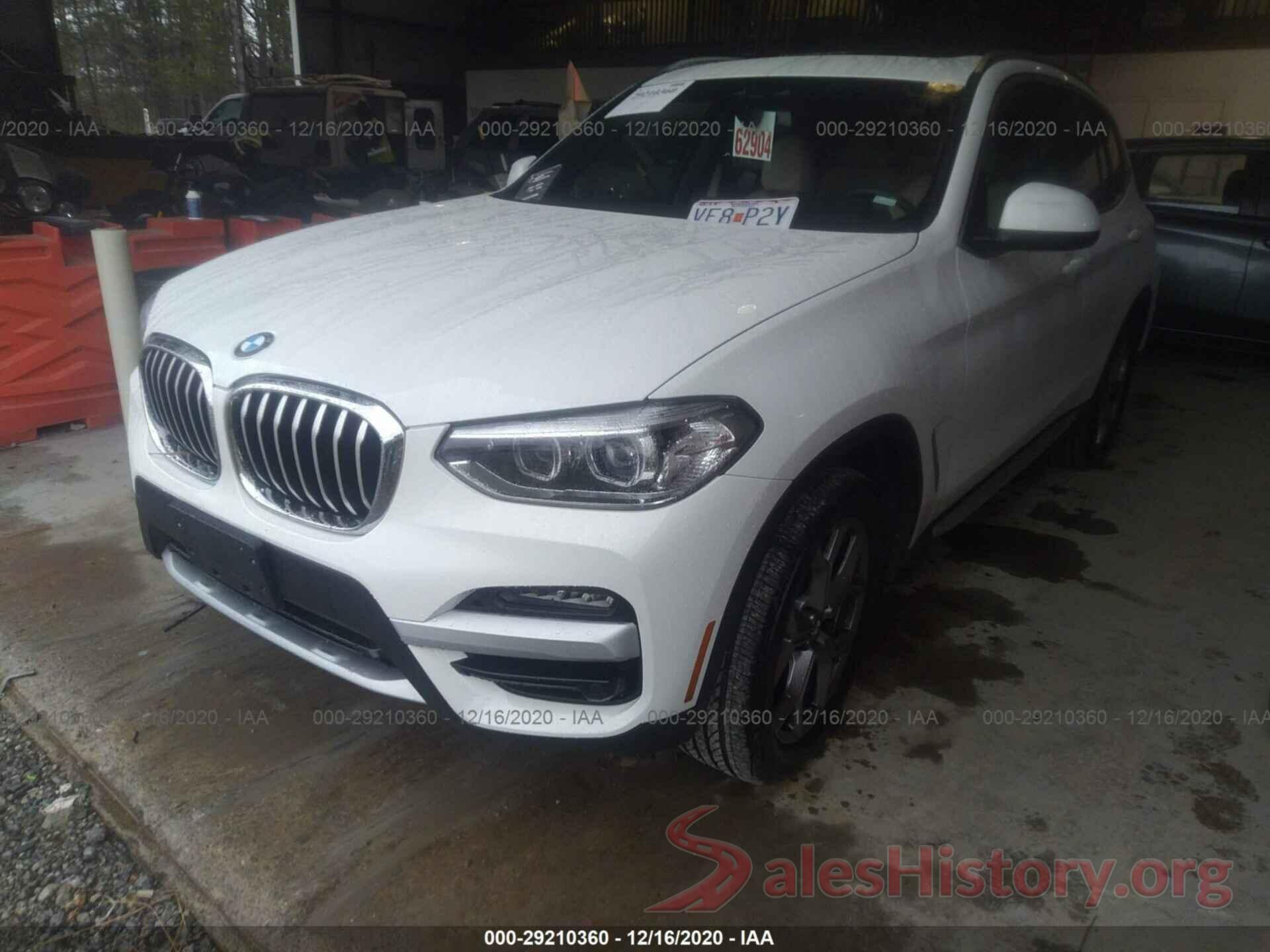 5UXTY3C03M9E37576 2021 BMW X3