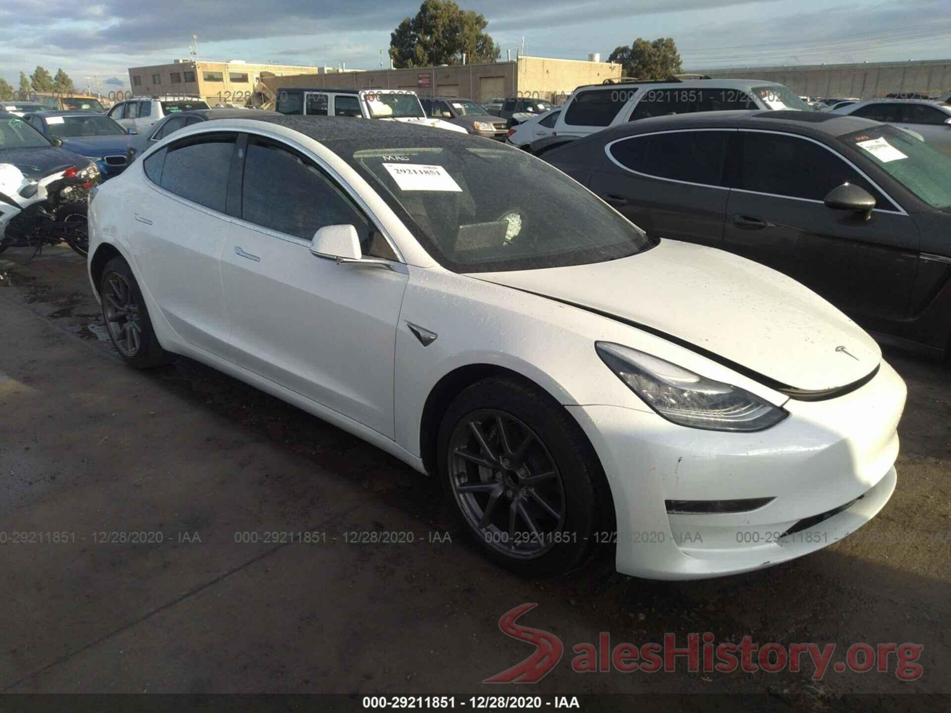 5YJ3E1EA1LF745318 2020 TESLA MODEL 3