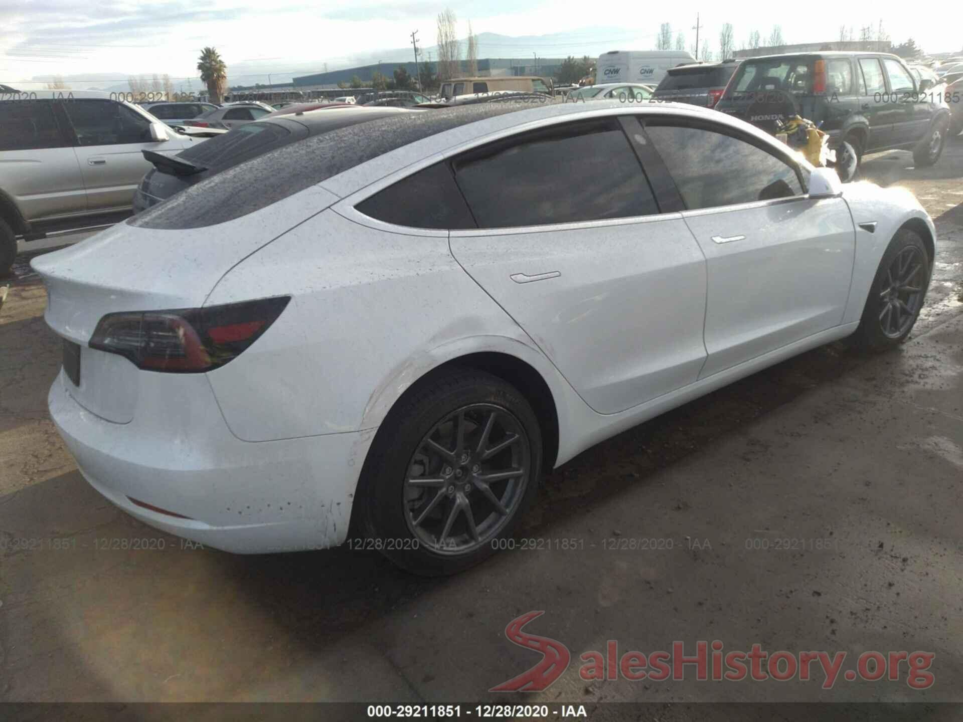 5YJ3E1EA1LF745318 2020 TESLA MODEL 3