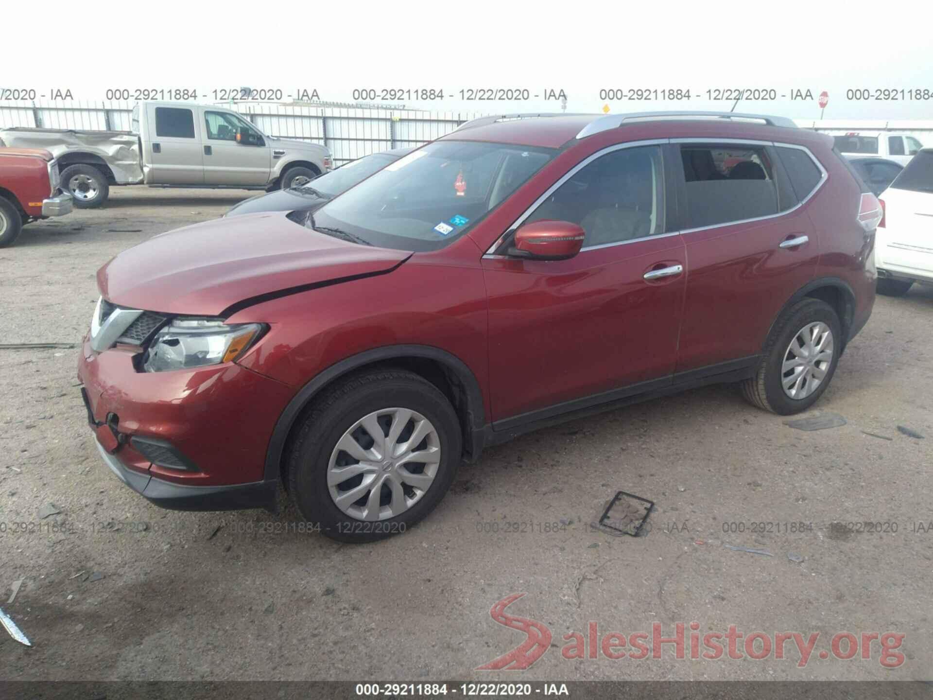 KNMAT2MV1GP734676 2016 NISSAN ROGUE