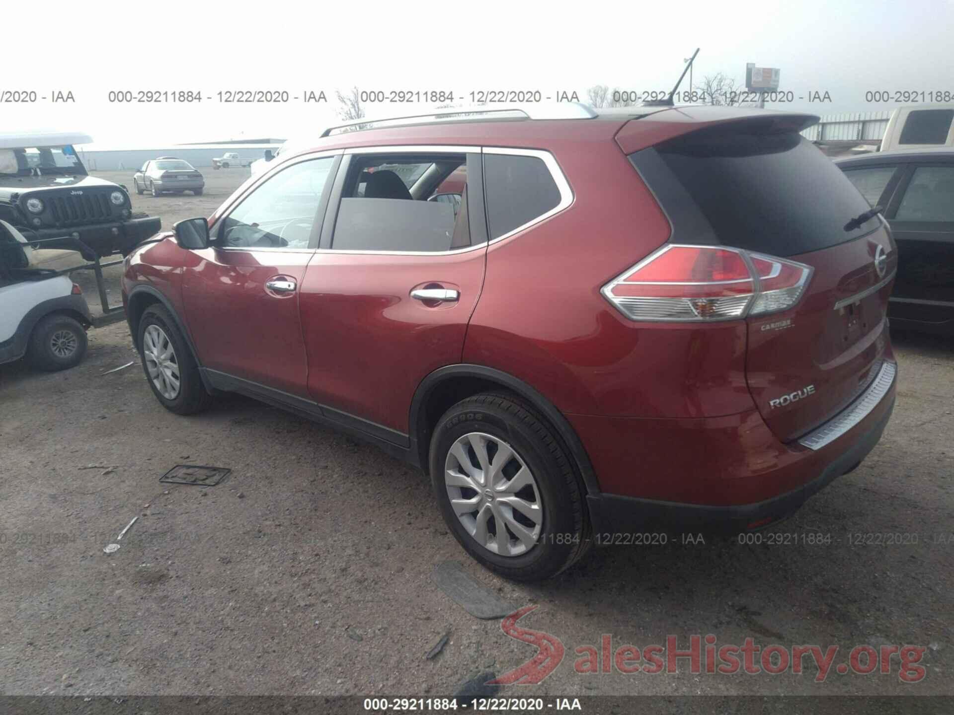 KNMAT2MV1GP734676 2016 NISSAN ROGUE