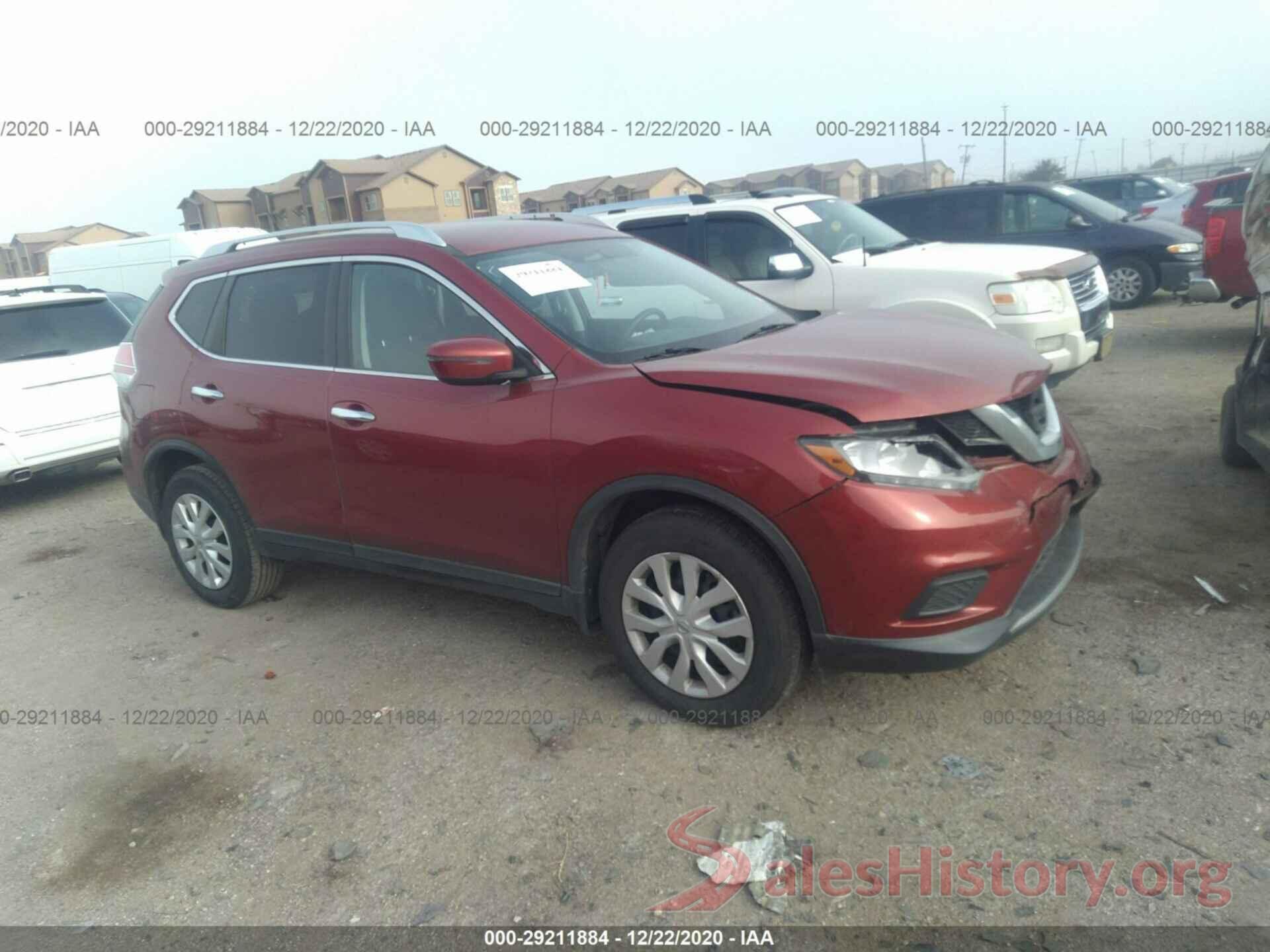 KNMAT2MV1GP734676 2016 NISSAN ROGUE