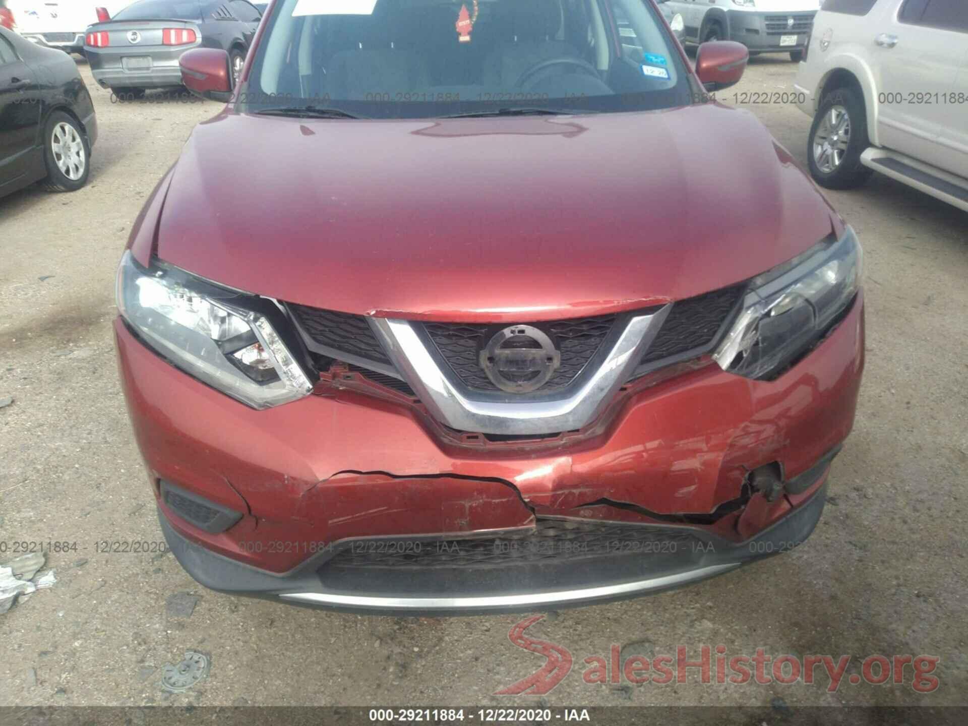 KNMAT2MV1GP734676 2016 NISSAN ROGUE