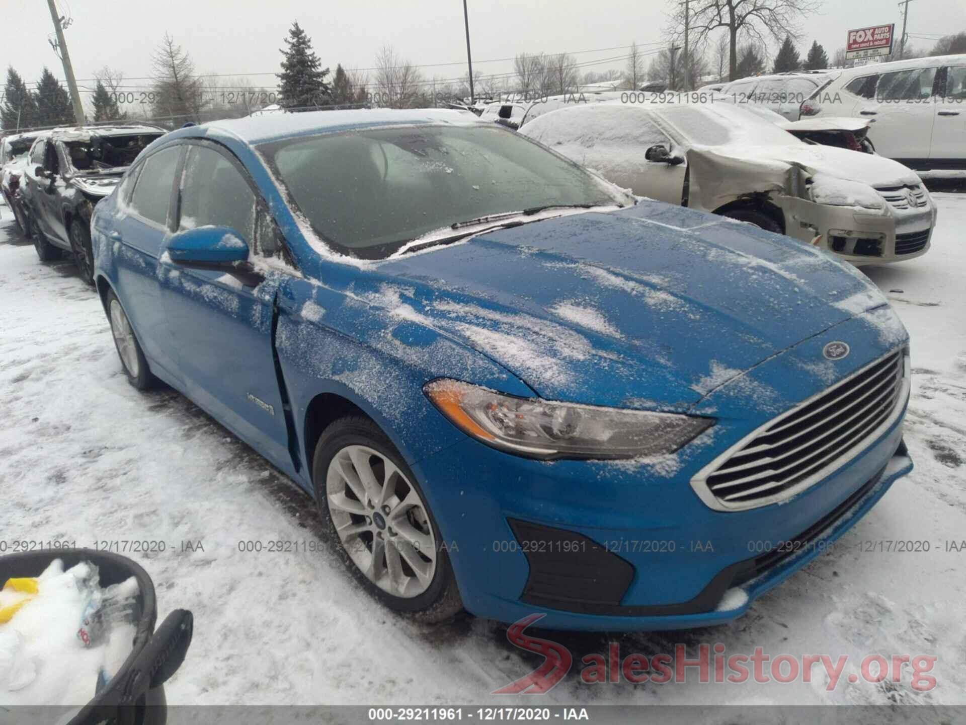 3FA6P0LU2KR196388 2019 FORD FUSION HYBRID