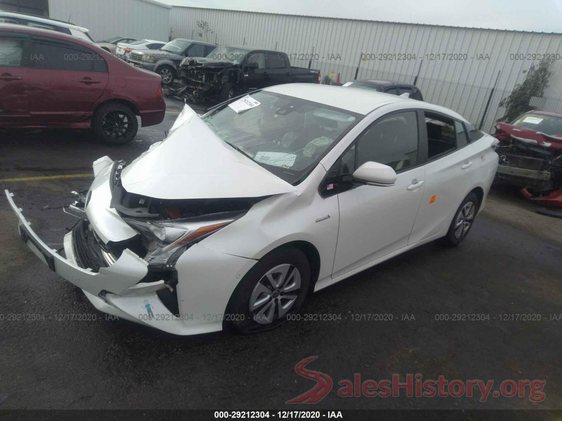 JTDKBRFU9J3604891 2018 TOYOTA PRIUS