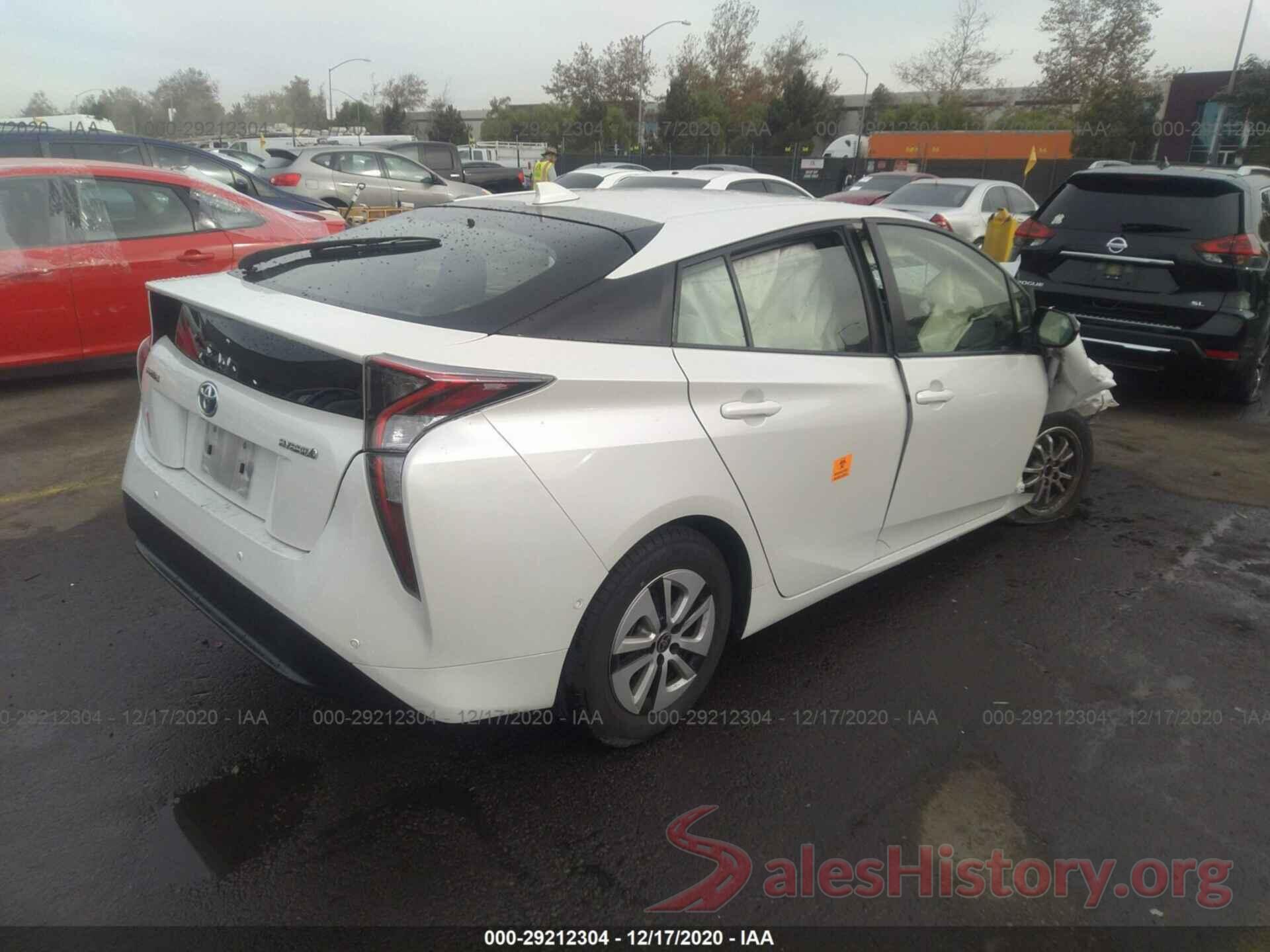 JTDKBRFU9J3604891 2018 TOYOTA PRIUS