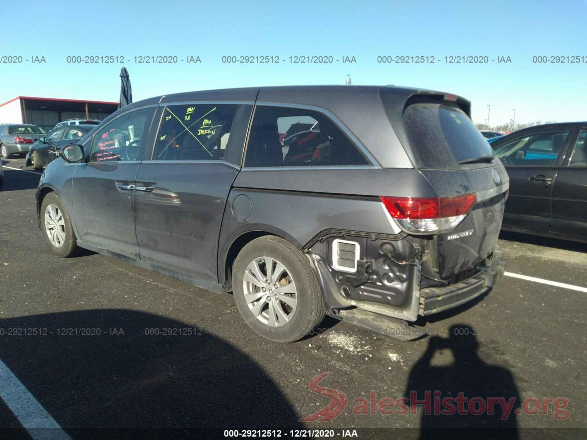 5FNRL5H62HB003855 2017 HONDA ODYSSEY