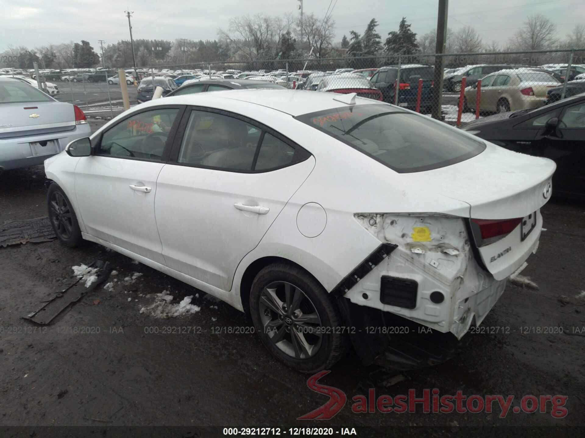 5NPD84LF2HH160901 2017 HYUNDAI ELANTRA