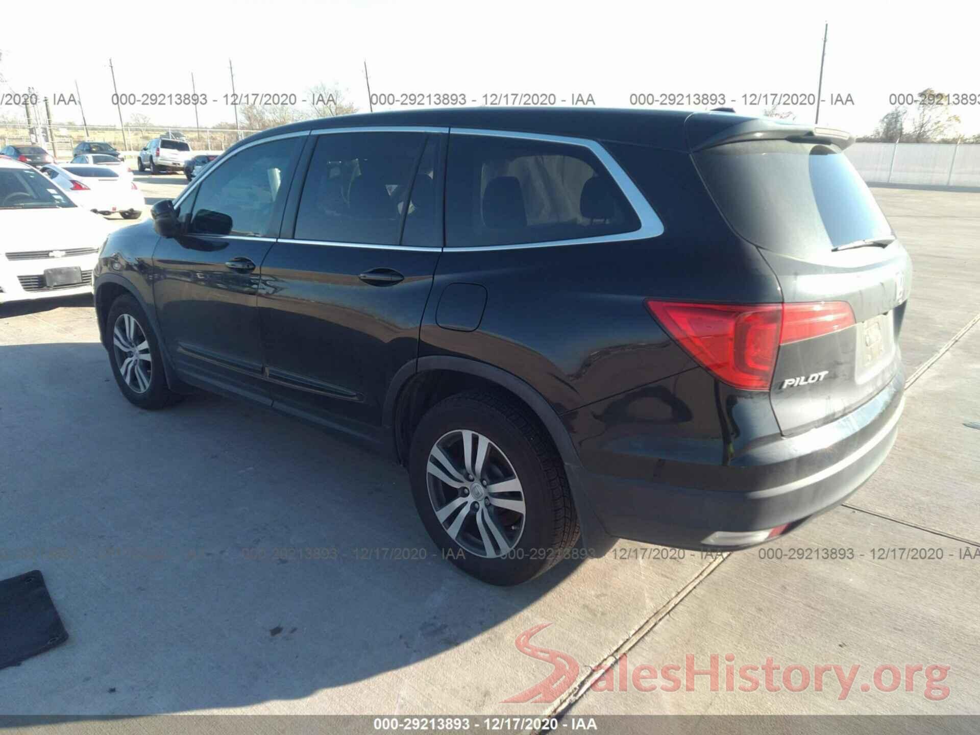 5FNYF5H53GB017997 2016 HONDA PILOT