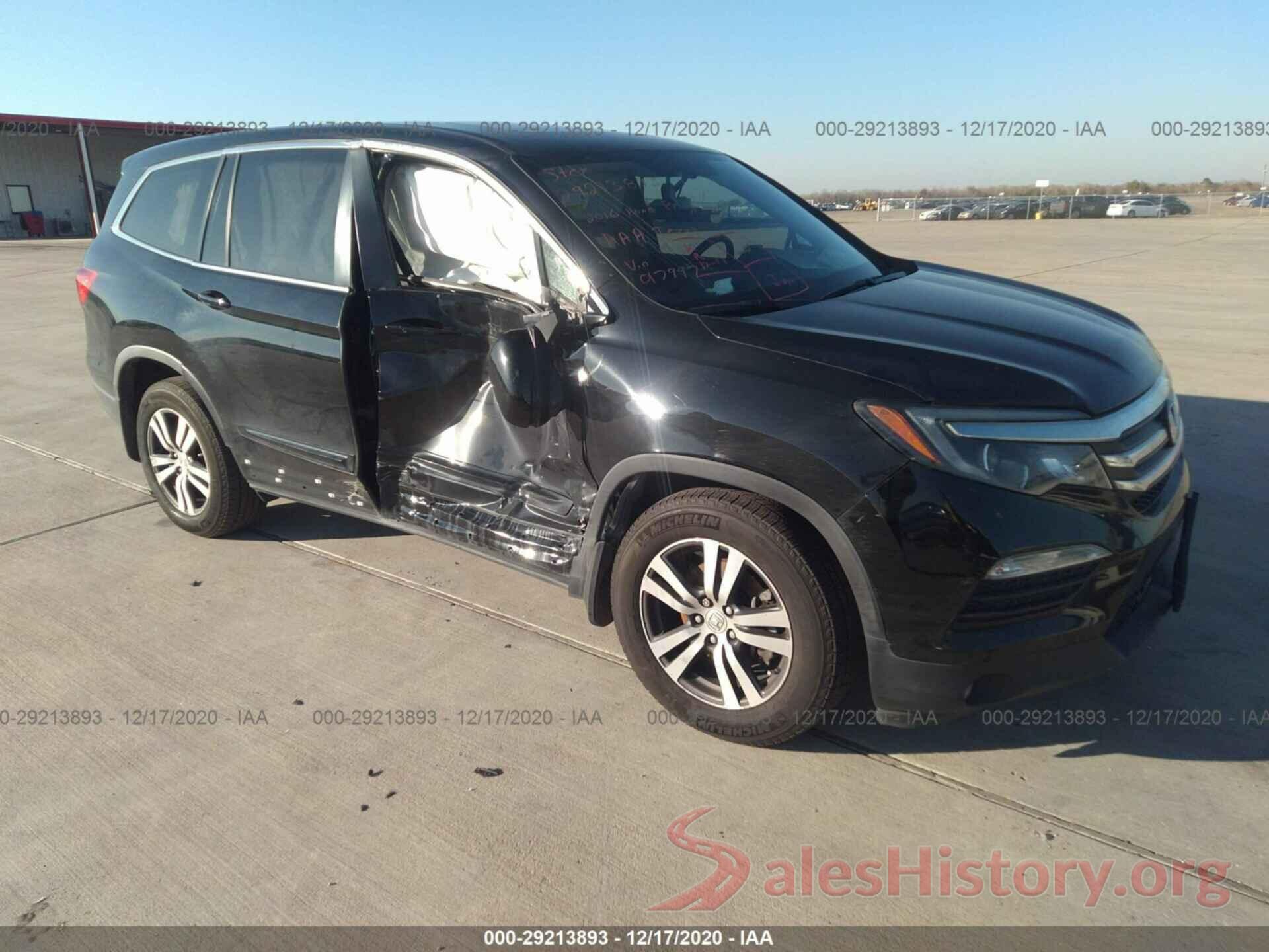 5FNYF5H53GB017997 2016 HONDA PILOT