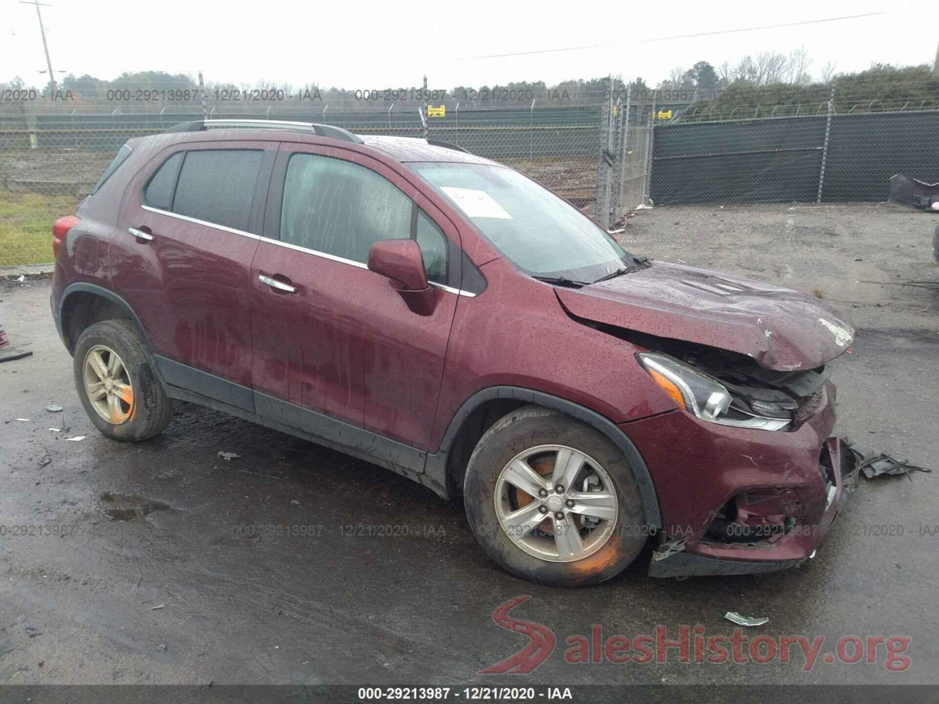 3GNCJPSB8HL208750 2017 CHEVROLET TRAX