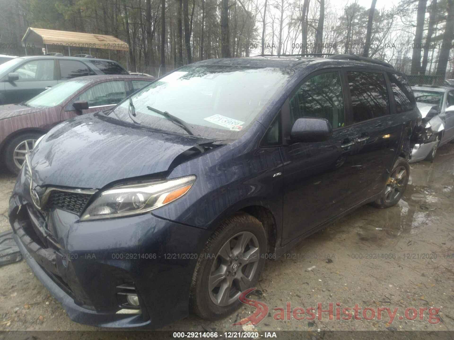 5TDEZ3DC8KS215840 2019 TOYOTA SIENNA