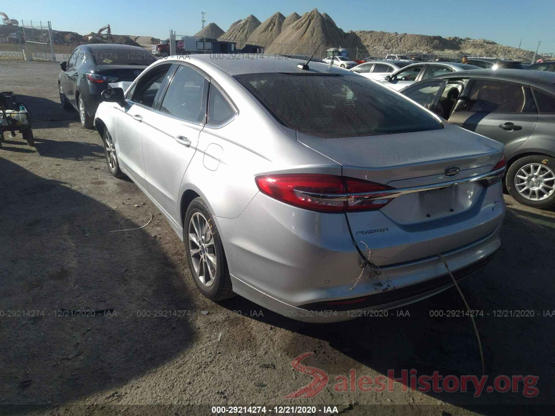 3FA6P0HD8HR397116 2017 FORD FUSION