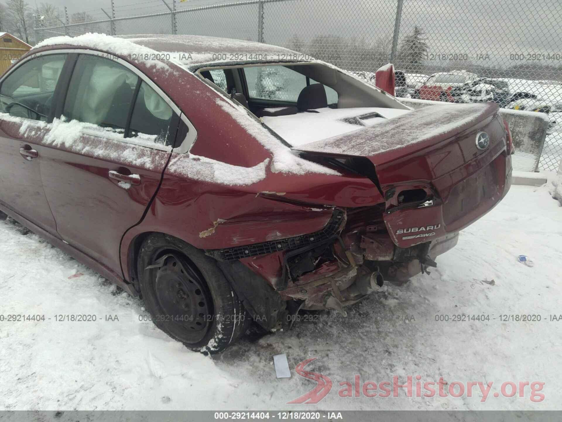 4S3BNAA64G3056860 2016 SUBARU LEGACY