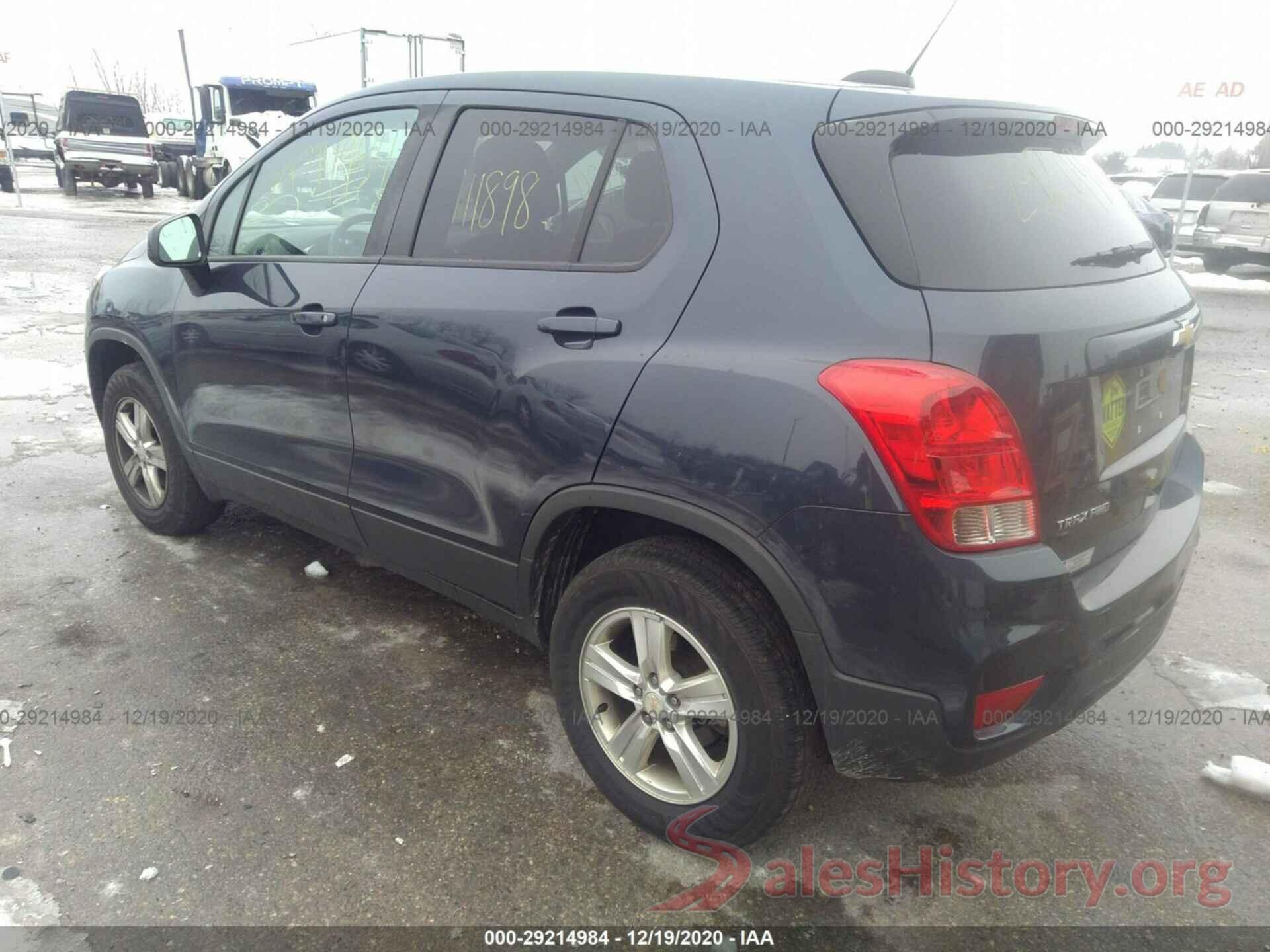 3GNCJNSBXJL186731 2018 CHEVROLET TRAX