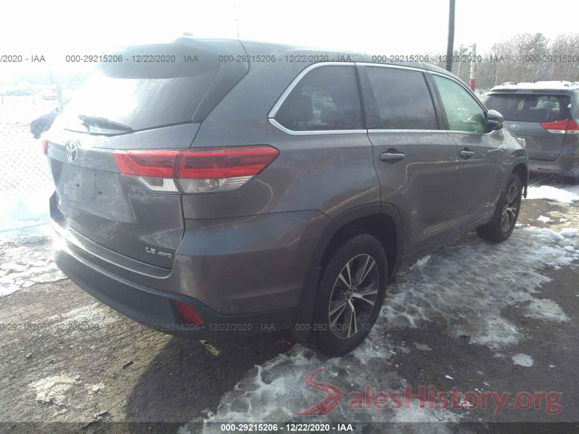 5TDBZRFHXHS383437 2017 TOYOTA HIGHLANDER