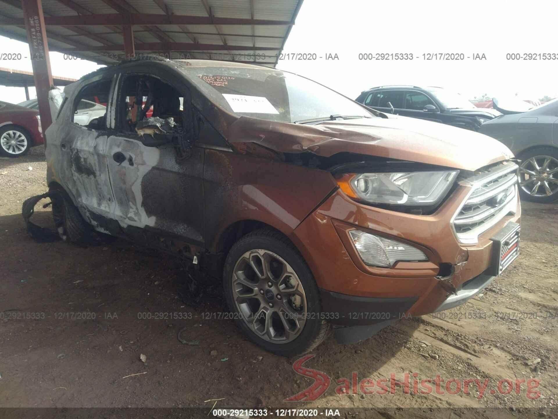 MAJ3P1VE2JC210804 2018 FORD ECOSPORT