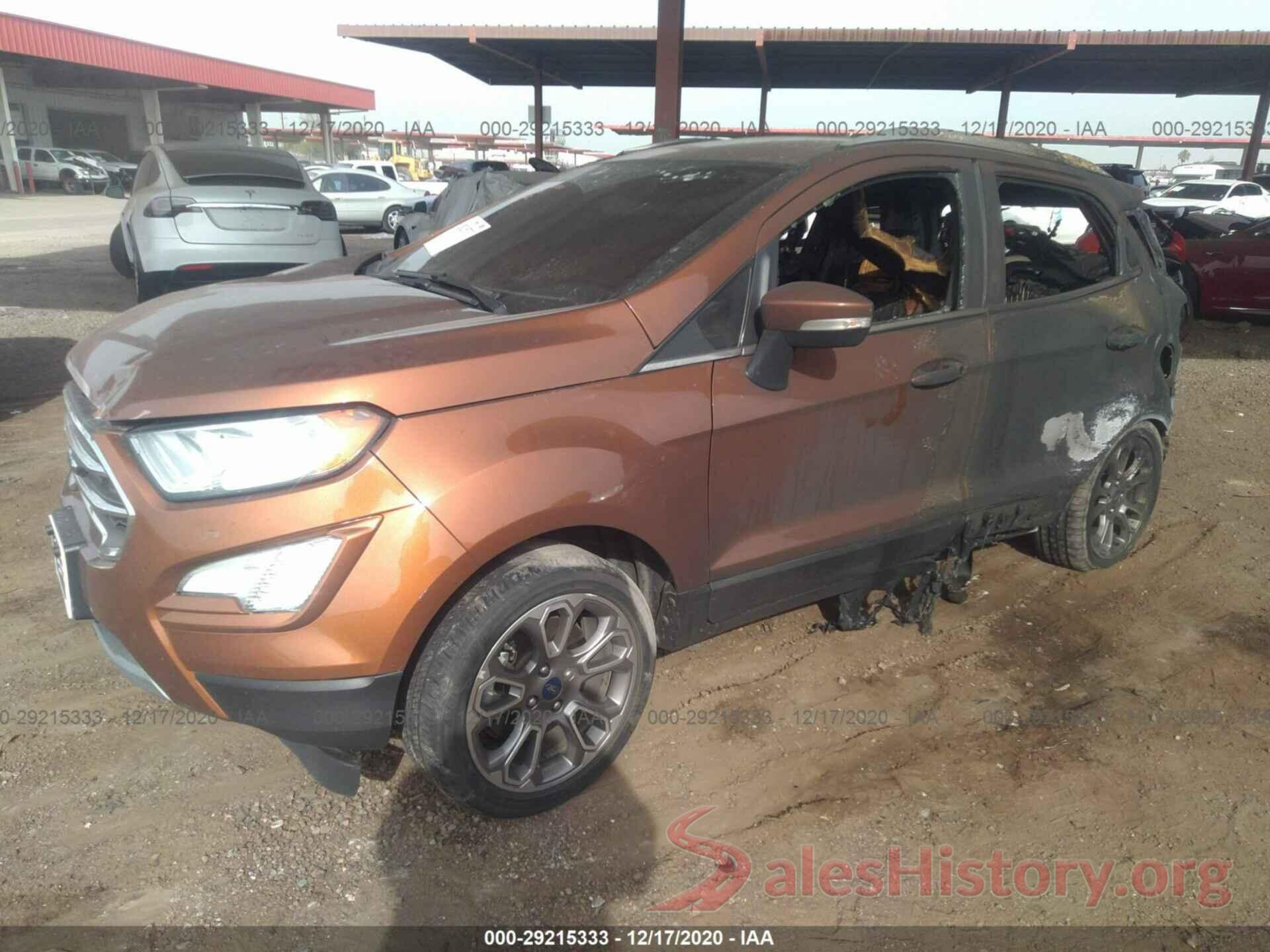 MAJ3P1VE2JC210804 2018 FORD ECOSPORT