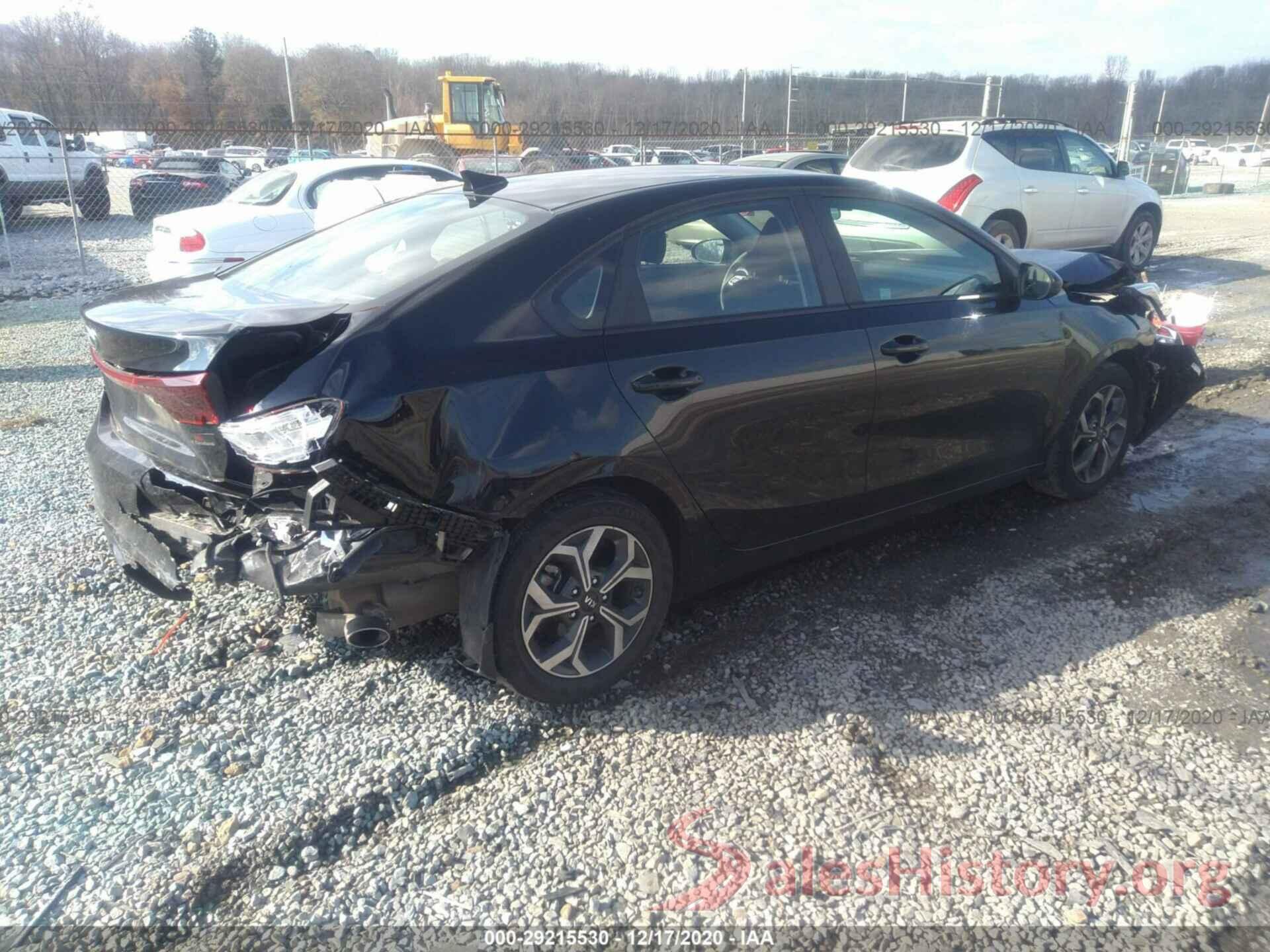 3KPF24AD9LE165408 2020 KIA FORTE