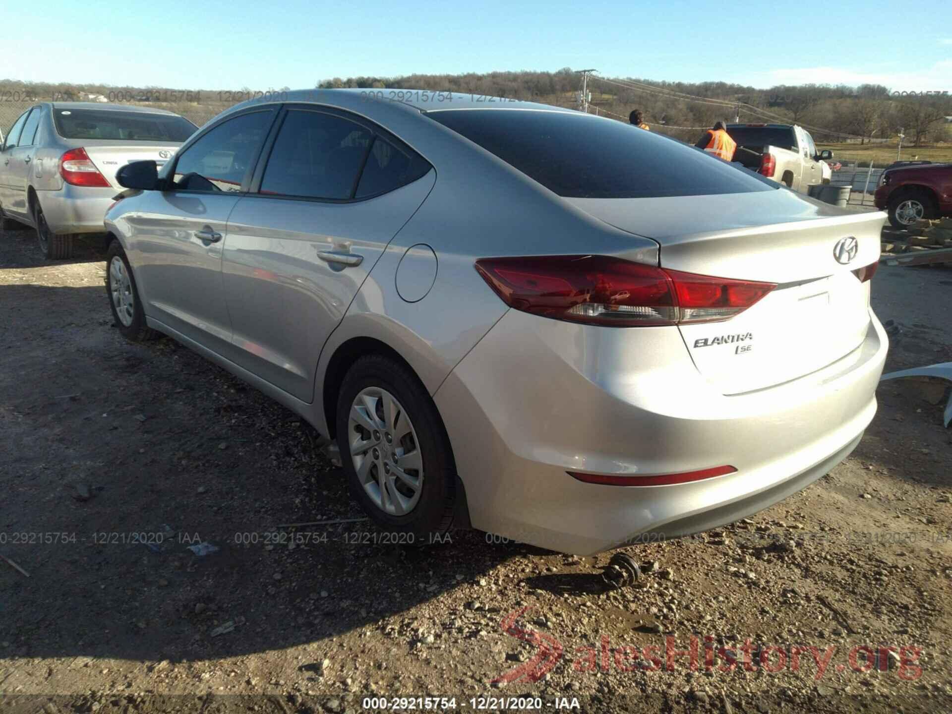 5NPD74LF9JH222867 2018 HYUNDAI ELANTRA