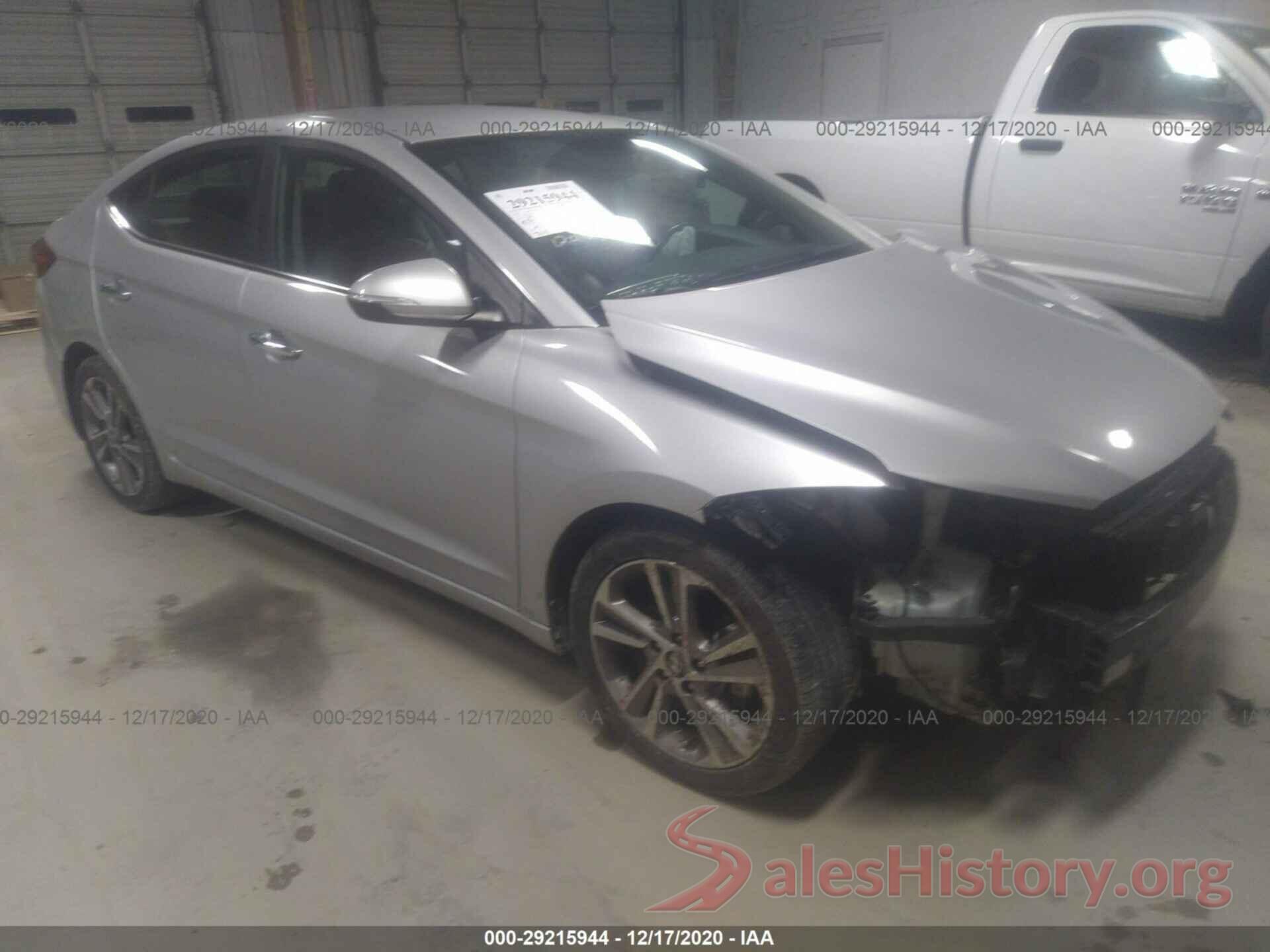 5NPD84LF2HH011615 2017 HYUNDAI ELANTRA