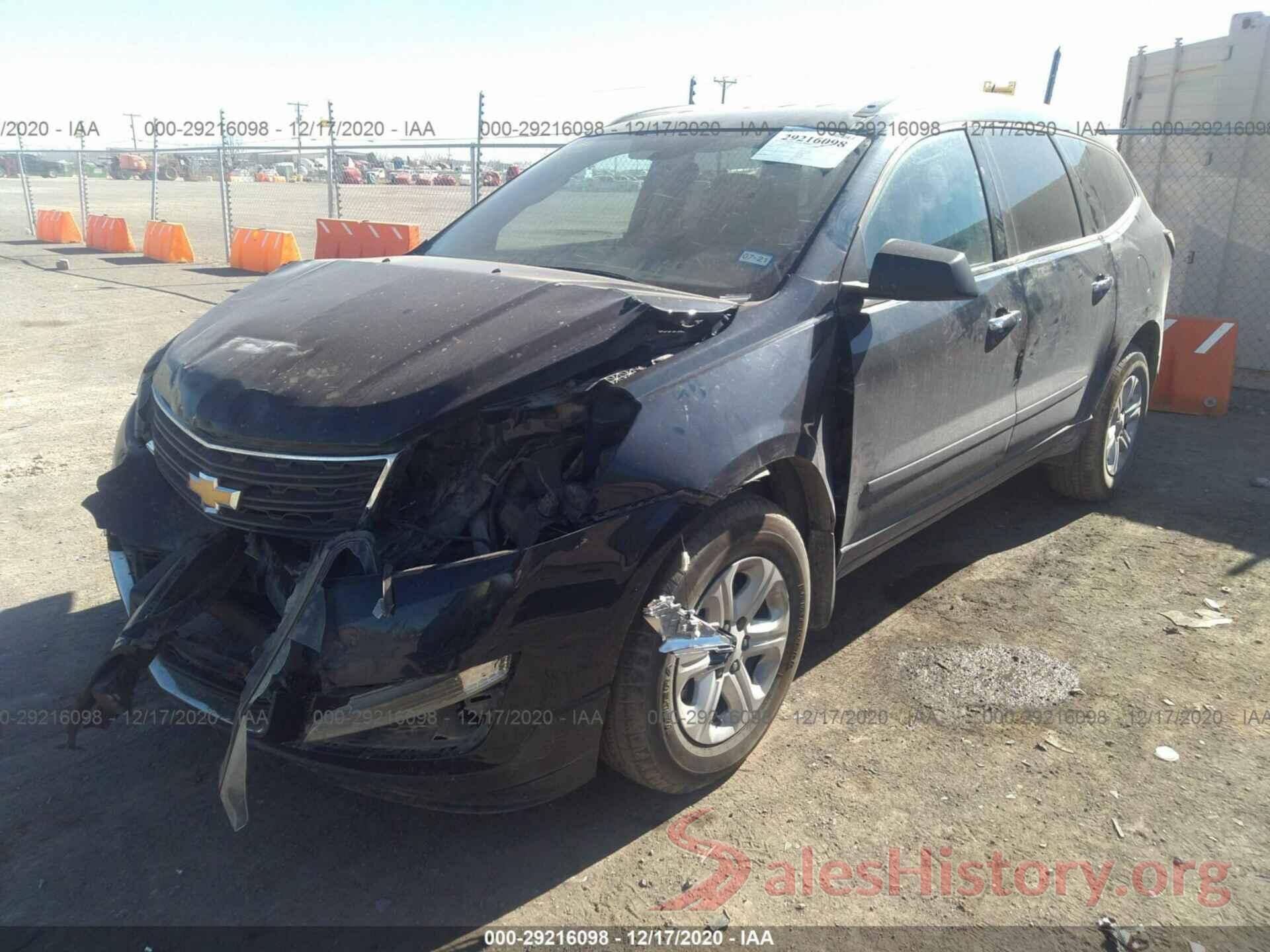 1GNKRFKDXGJ262833 2016 CHEVROLET TRAVERSE