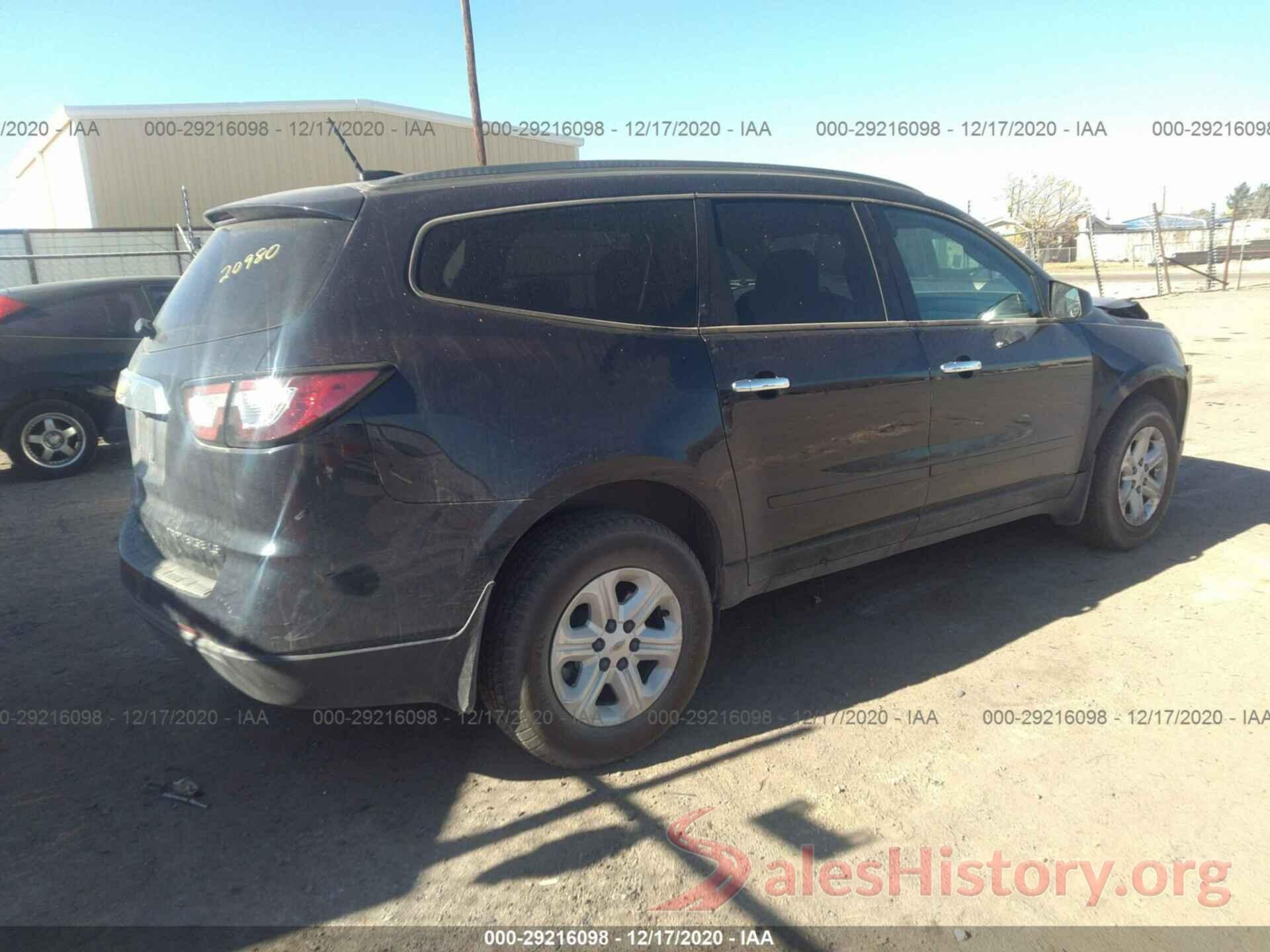 1GNKRFKDXGJ262833 2016 CHEVROLET TRAVERSE