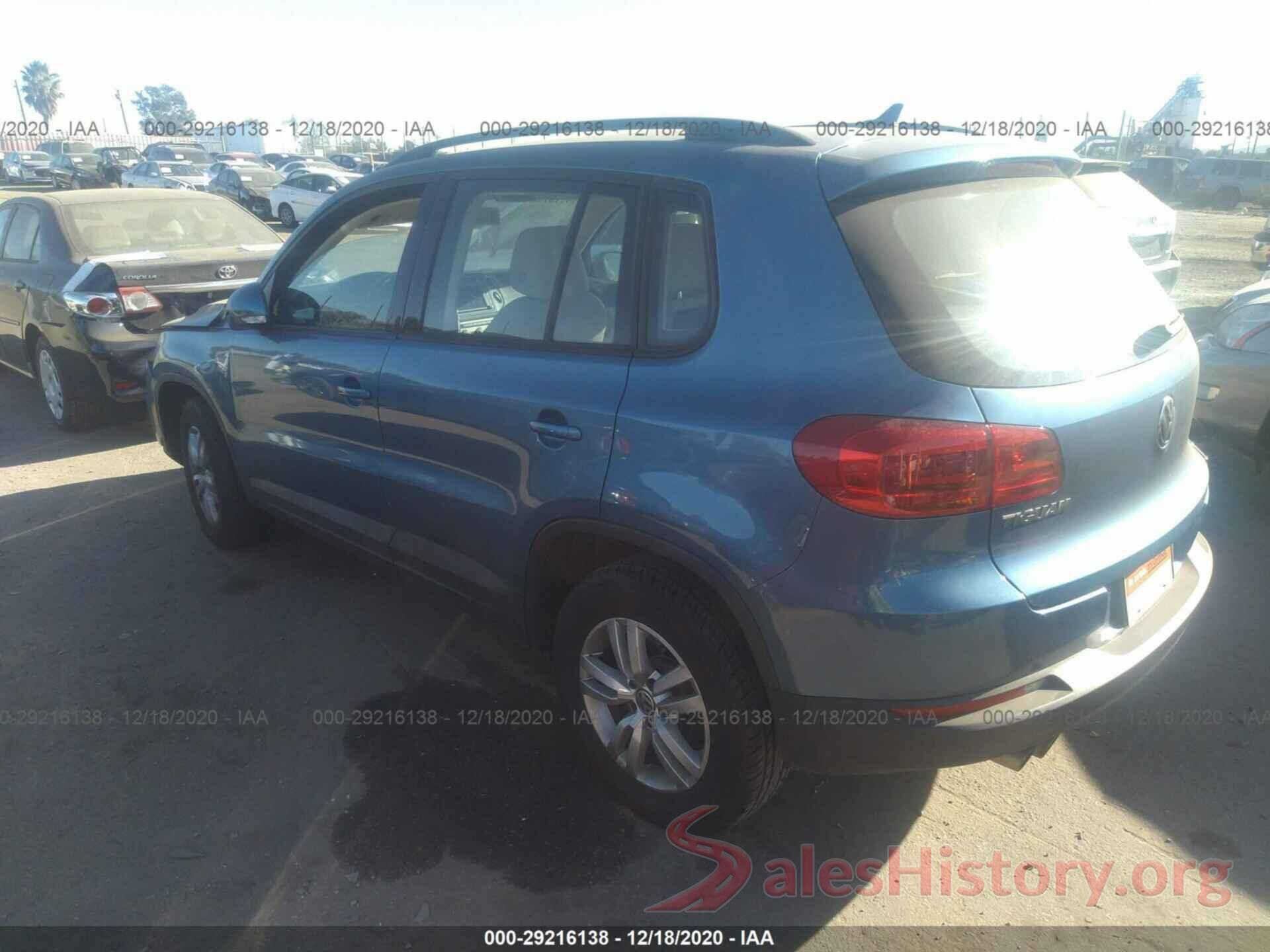 WVGAV7AX3HW503343 2017 VOLKSWAGEN TIGUAN